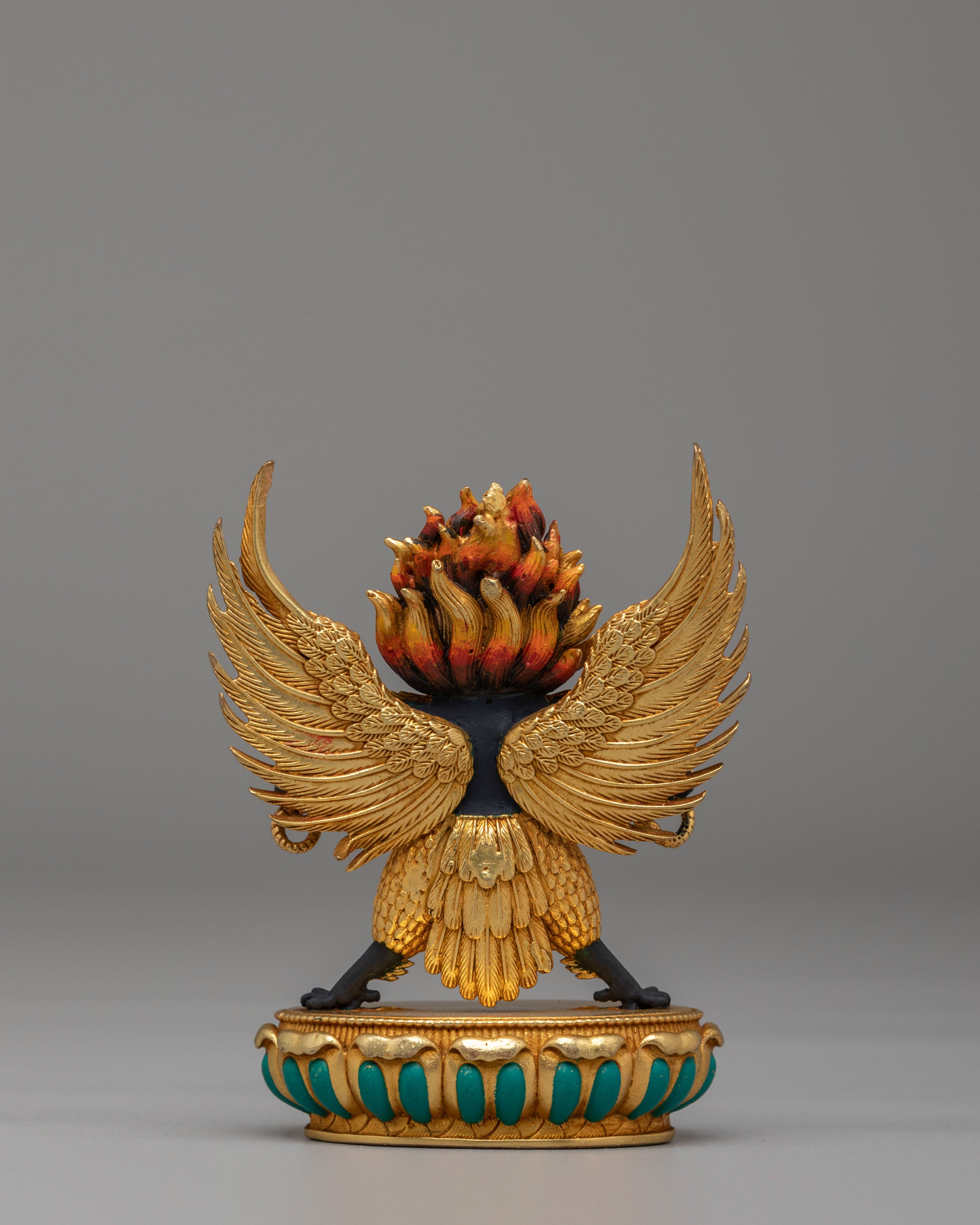 Handcrafted Ritual Garuda Statue | Mythological Bird Deity Sculpture