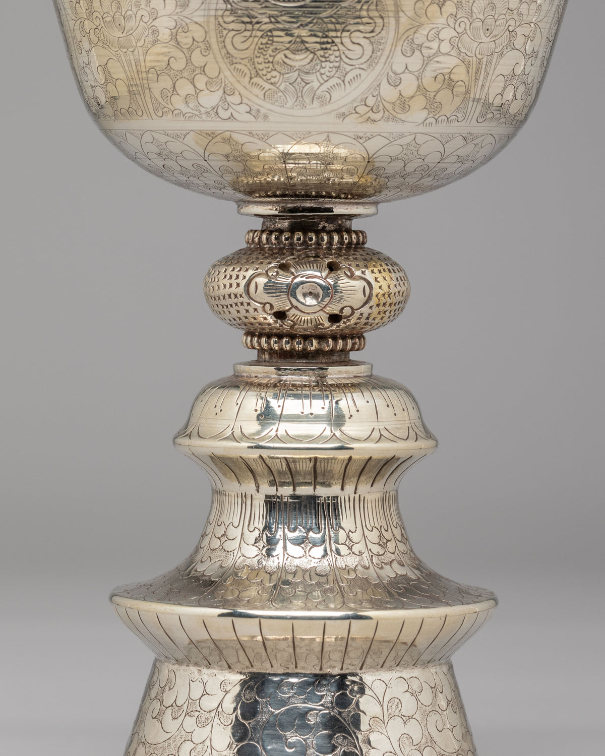 Ceremonial Butter Lamp Set | Offering Lamps for Puja & Meditation