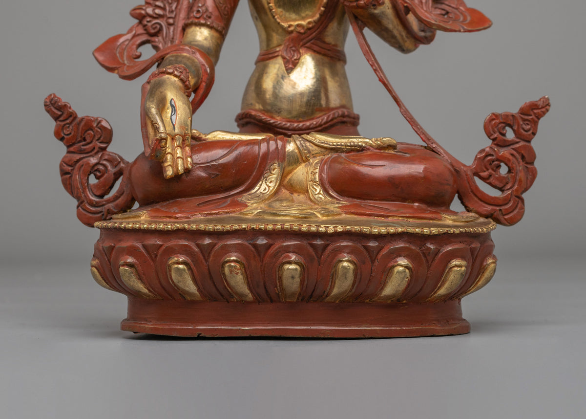 White Tara Seven Eyes Statue | Traditional Handcrafted Artwork