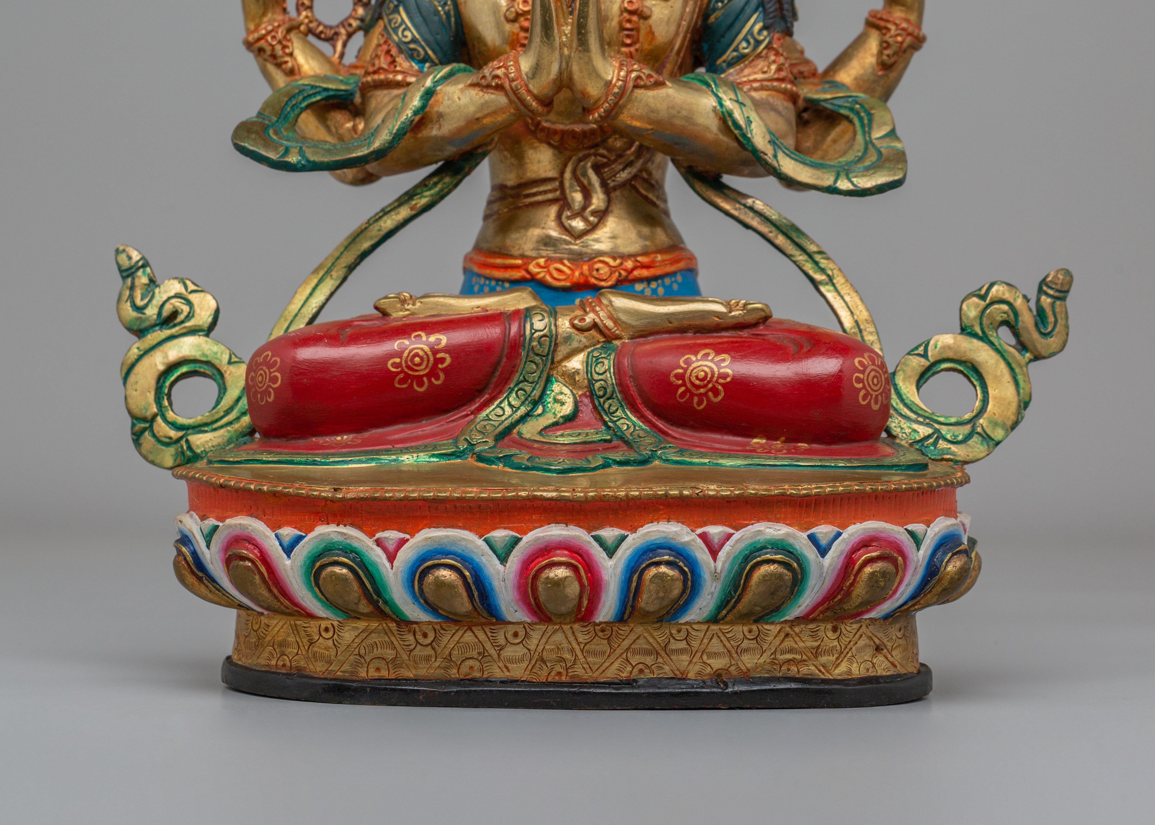 Sacred Altar Chenrezig Statue | Bodhisattva of Compassion