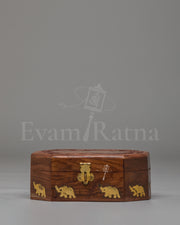 Traditional Wooden Treasure Box 