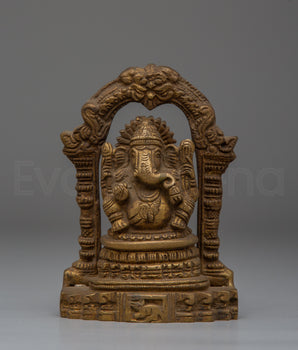 Hindu Deity Ganesha Brass Statue