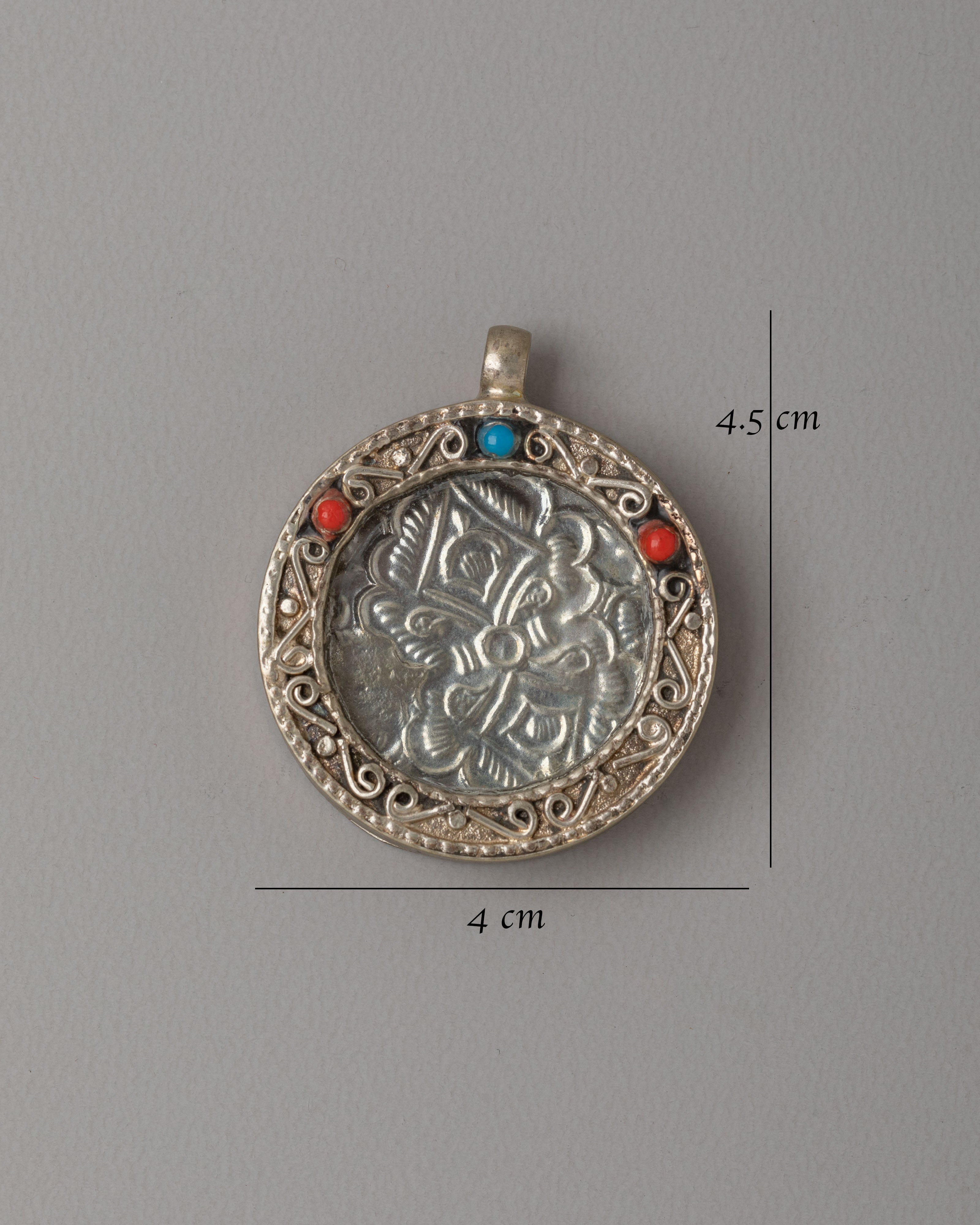 Spiritual Vajra Locket | Vajra Symbol Pendant