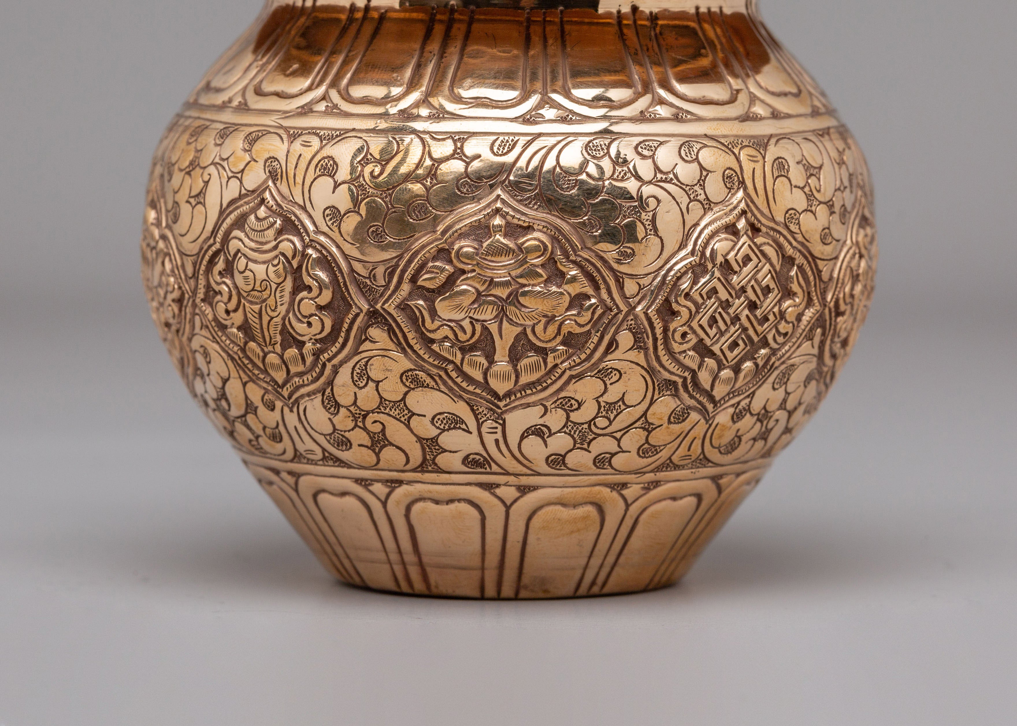 Ceremonial Kalash For Sacred Rituals | Copper Offering Vessel