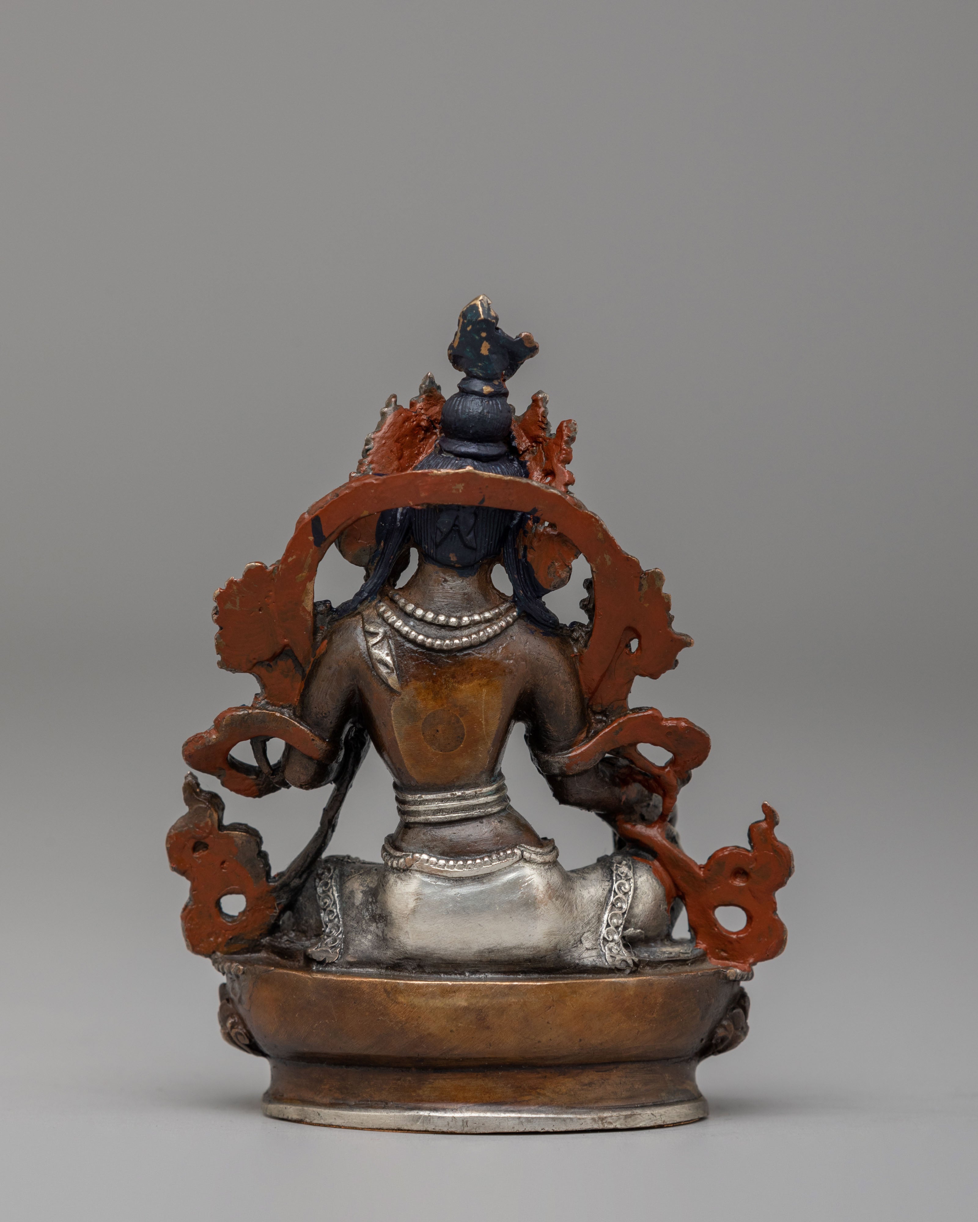 Traditional Green Tara Meditation Statue | Buddhist Deity Statue