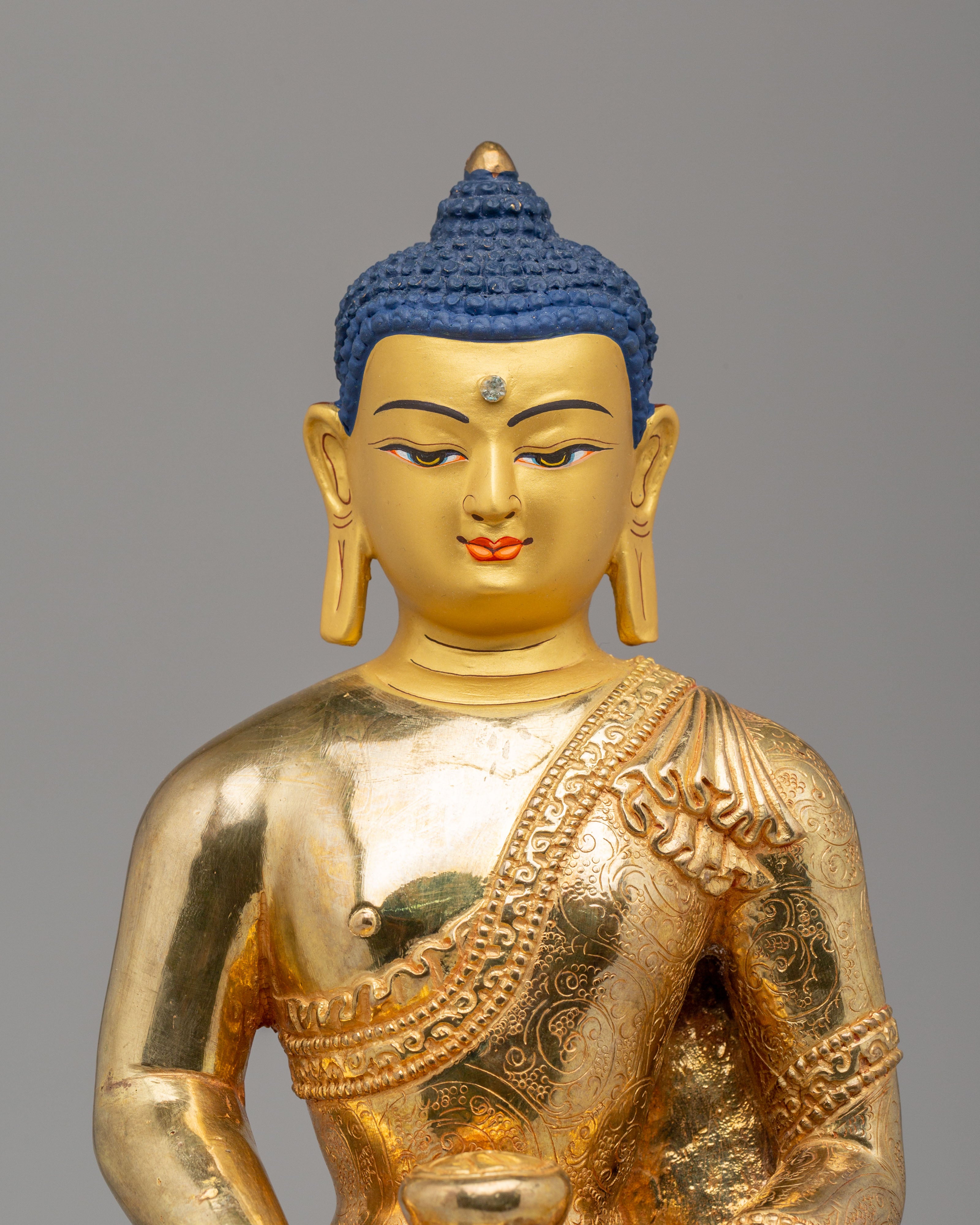 Vajrayana Amitabha Buddha Altar Statue | Tibetan Buddhist Art
