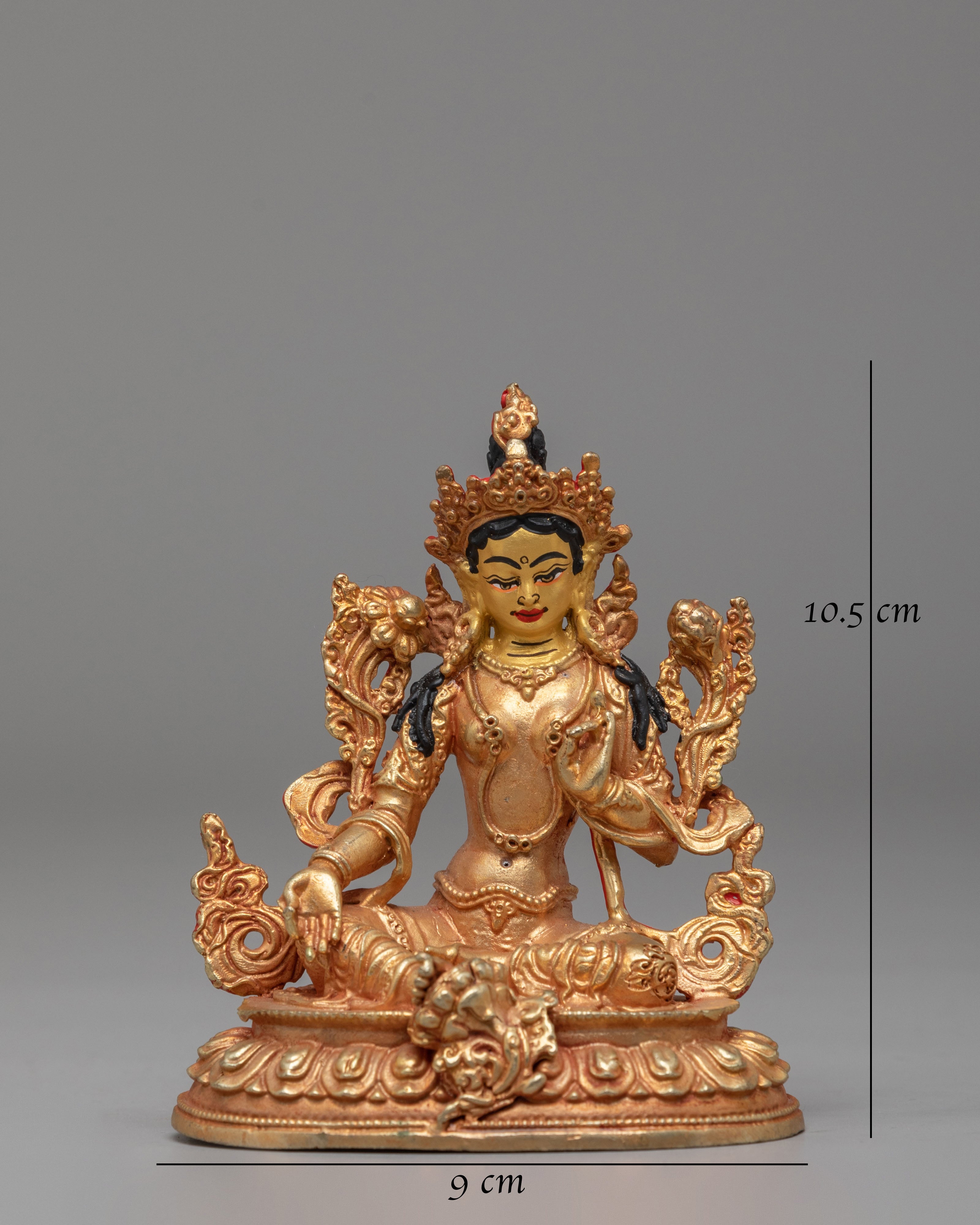 Himalayan Green Tara Statue for Shrine | Mother of all Buddhas