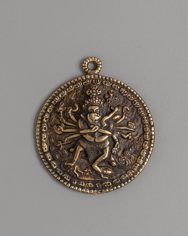 Kalachakra Deity Wall Hanging | Tibetan Sacred Protection Art