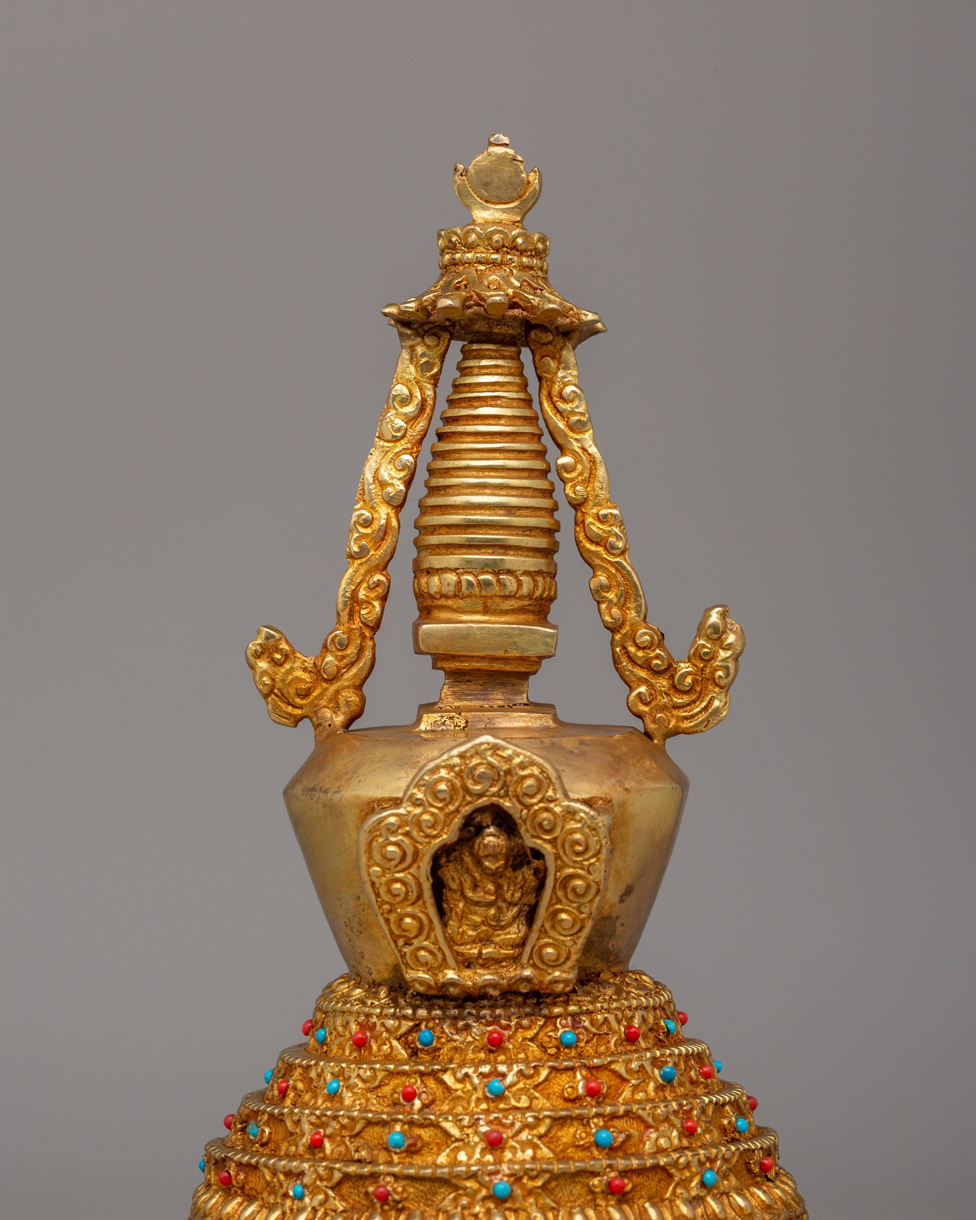 Ritual Altar Lotus Blossom Stupa | Symbol of Enlightenment