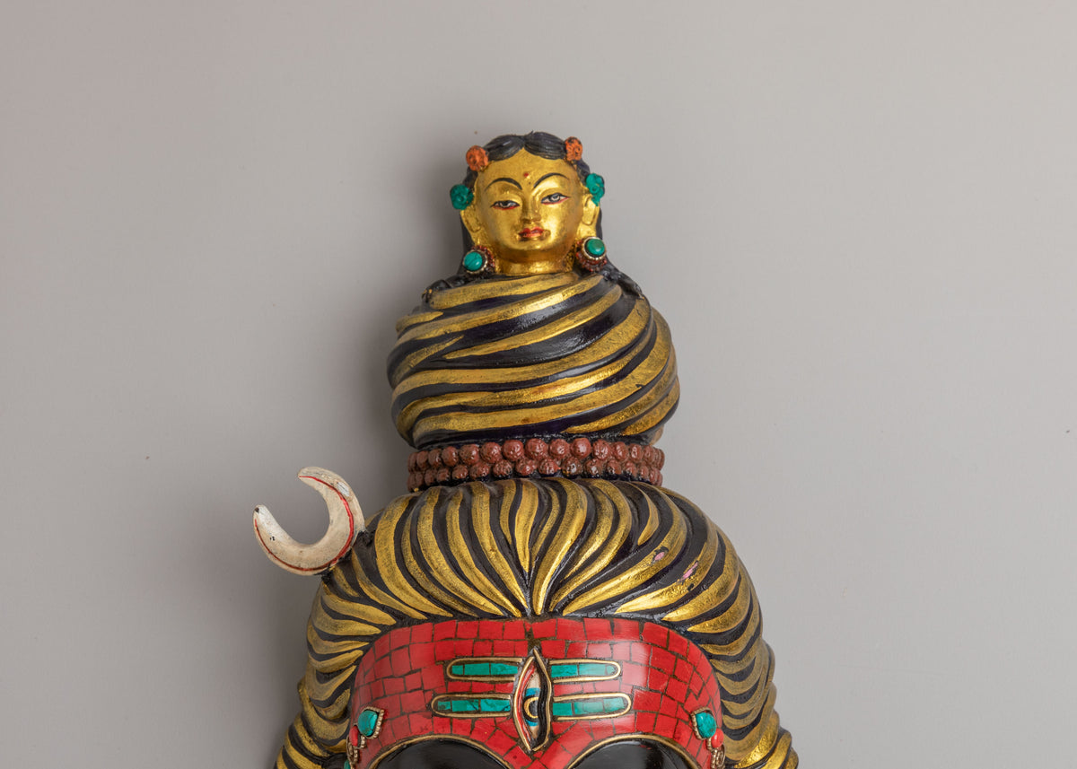 Sacred Lord Shiva Wall Hanging | Hindu Mahadev Spiritual Wall Decor