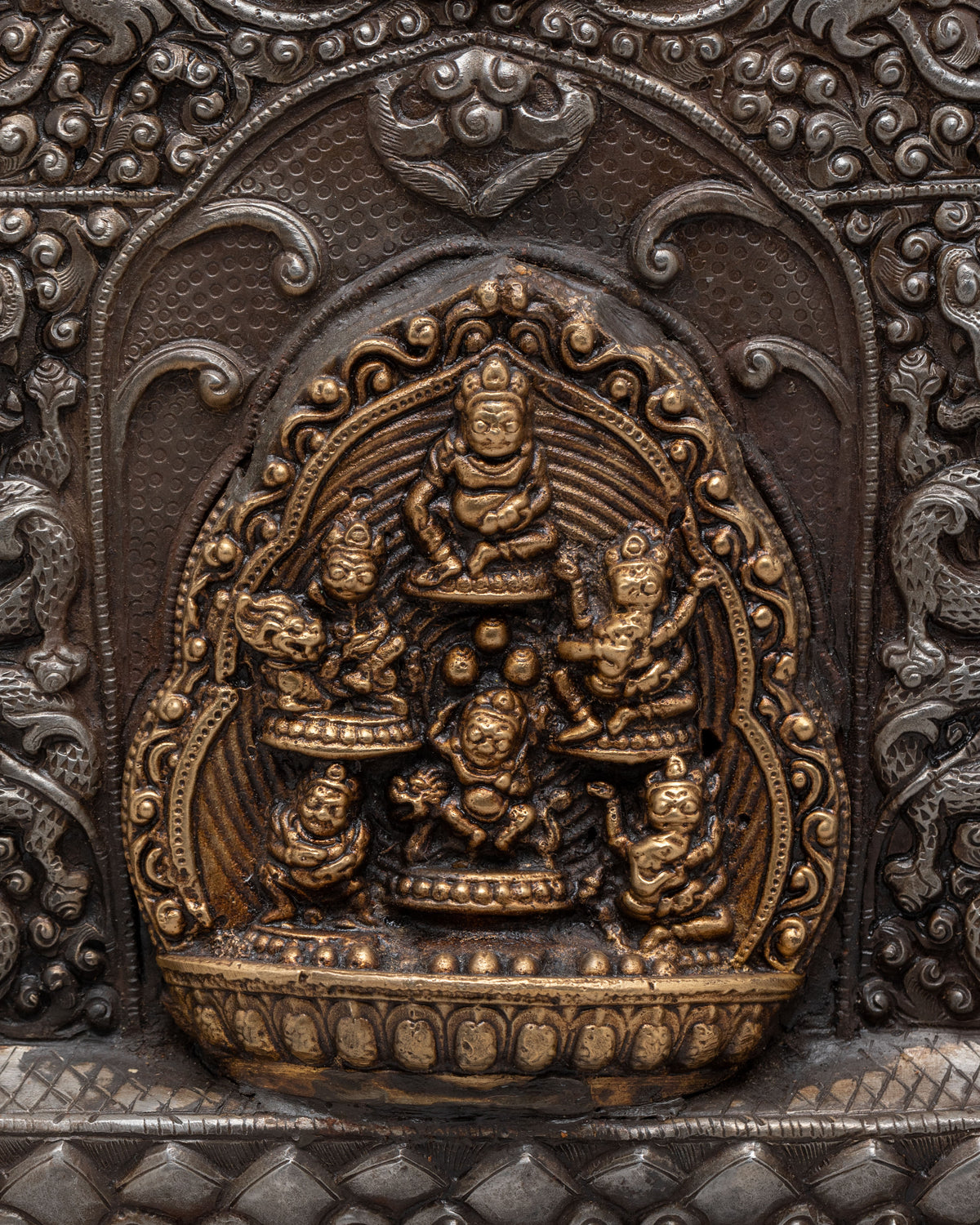 Sacred Tibetan Ghau Box | Handcrafted Ritual Storage Box