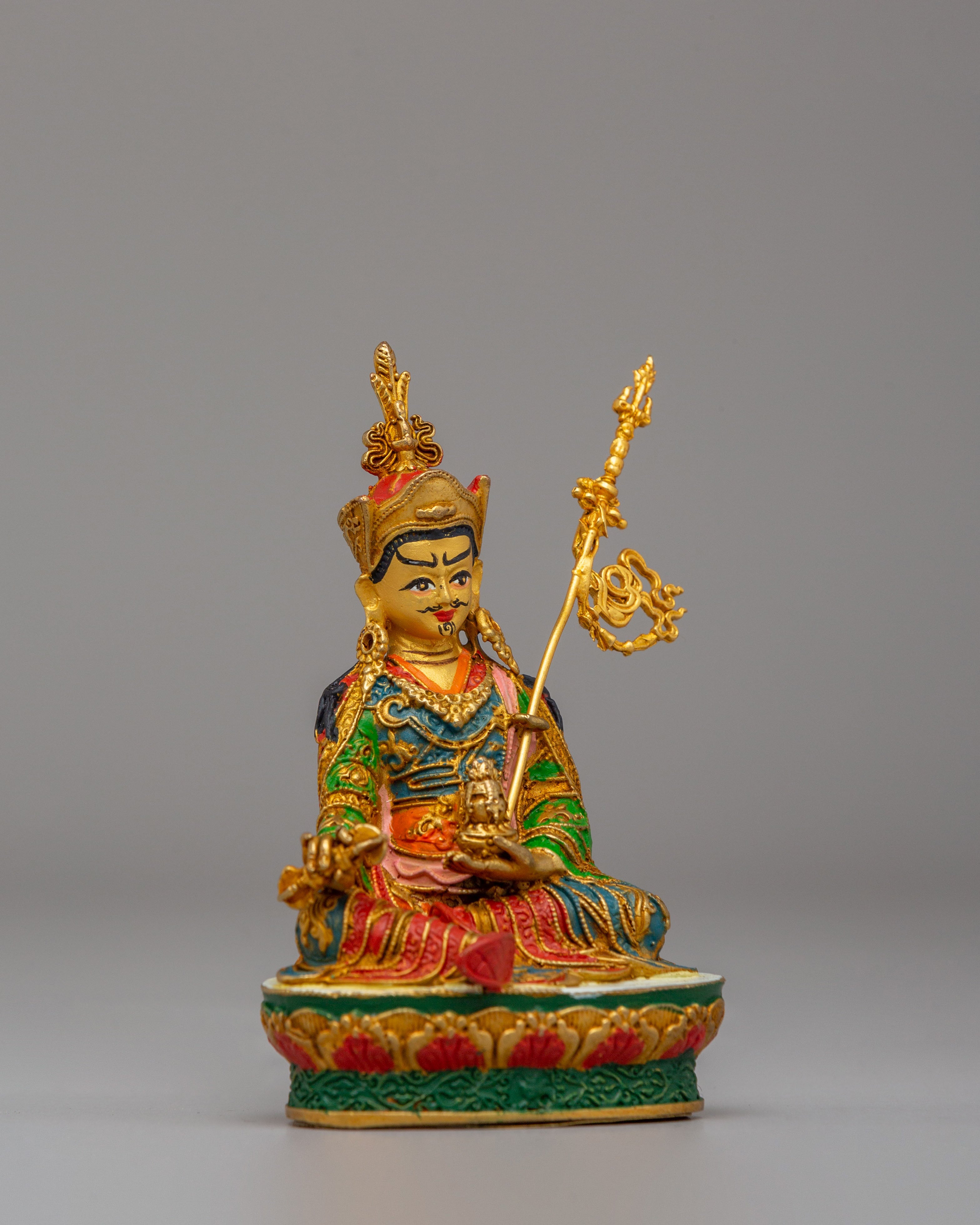Ceremonial Padmasambhava Shrine Statue | A Sacred Representation of Guru Rinpoche