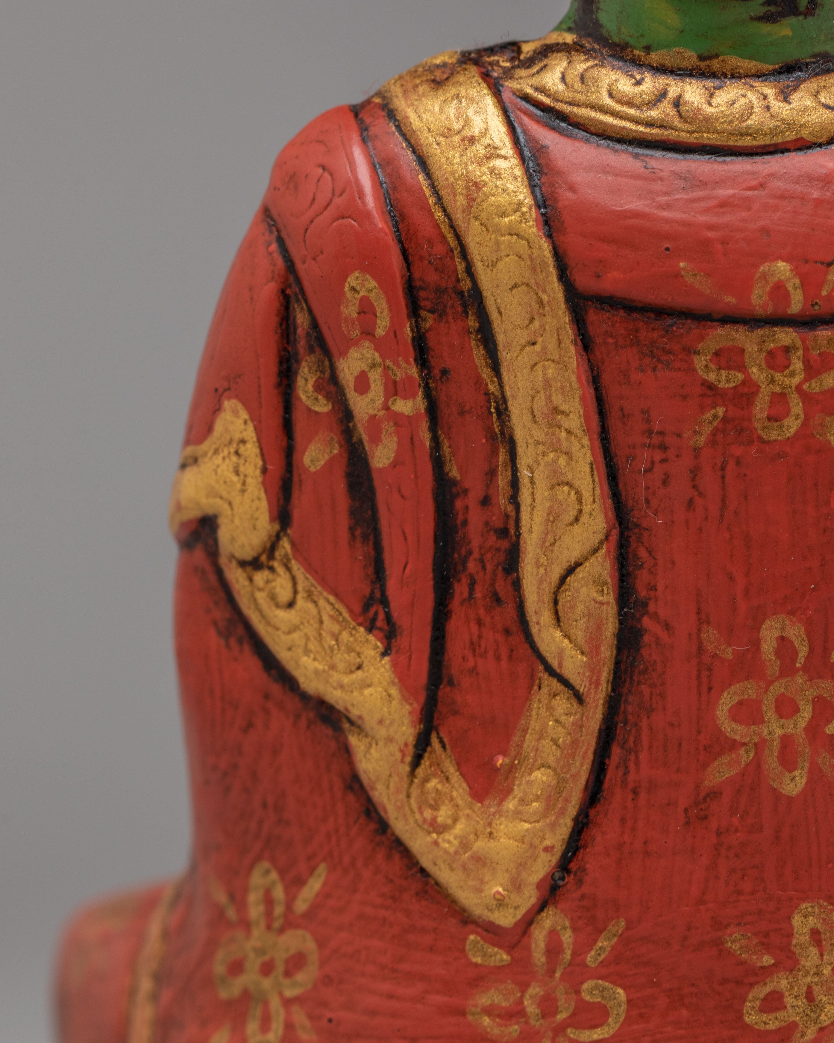 Traditional Amogasiddhi Buddha Statue | Symbol of Fearlessness and Spiritual Strength