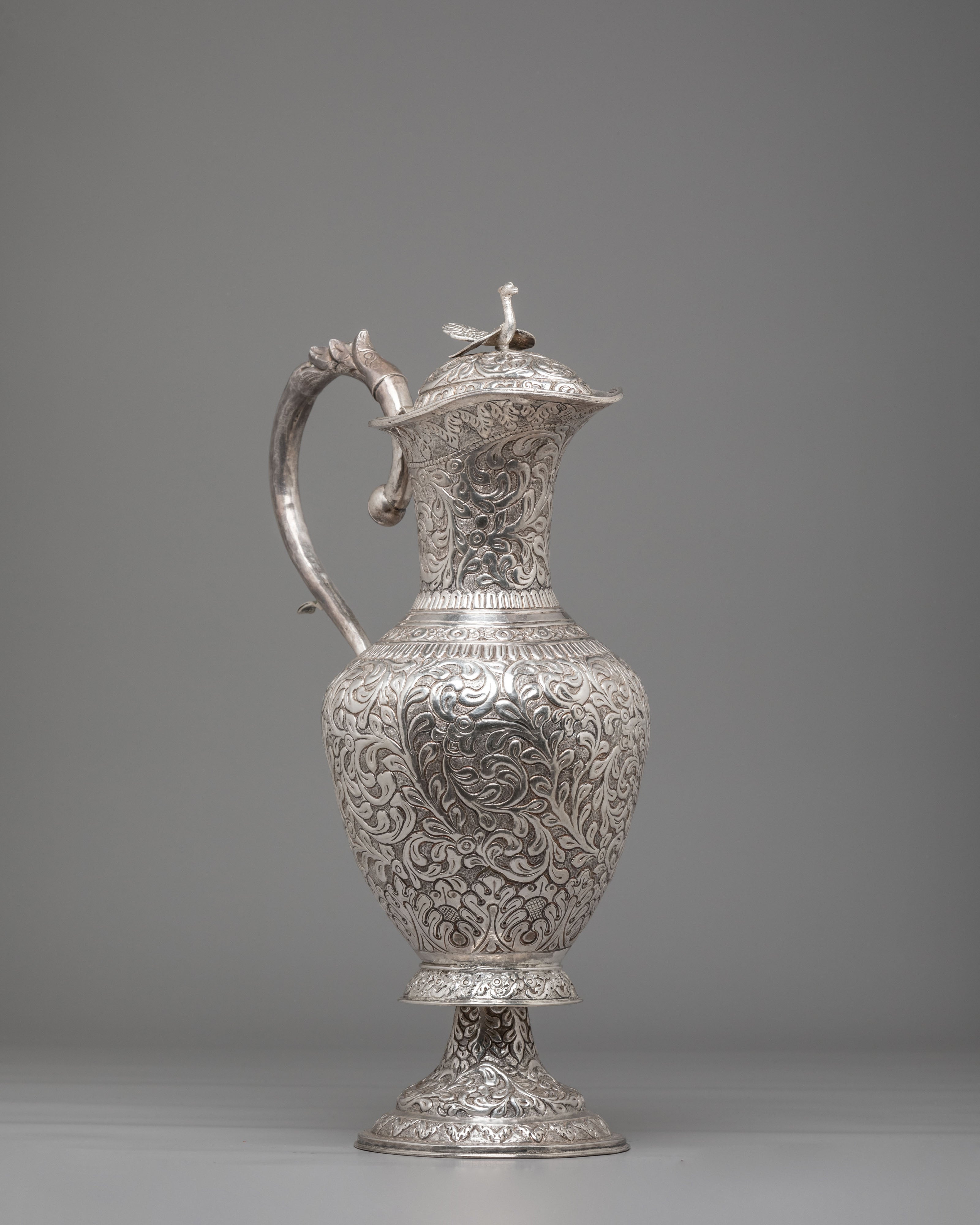 Pure Silver Decorative Jug  | Spiritual Home Decor