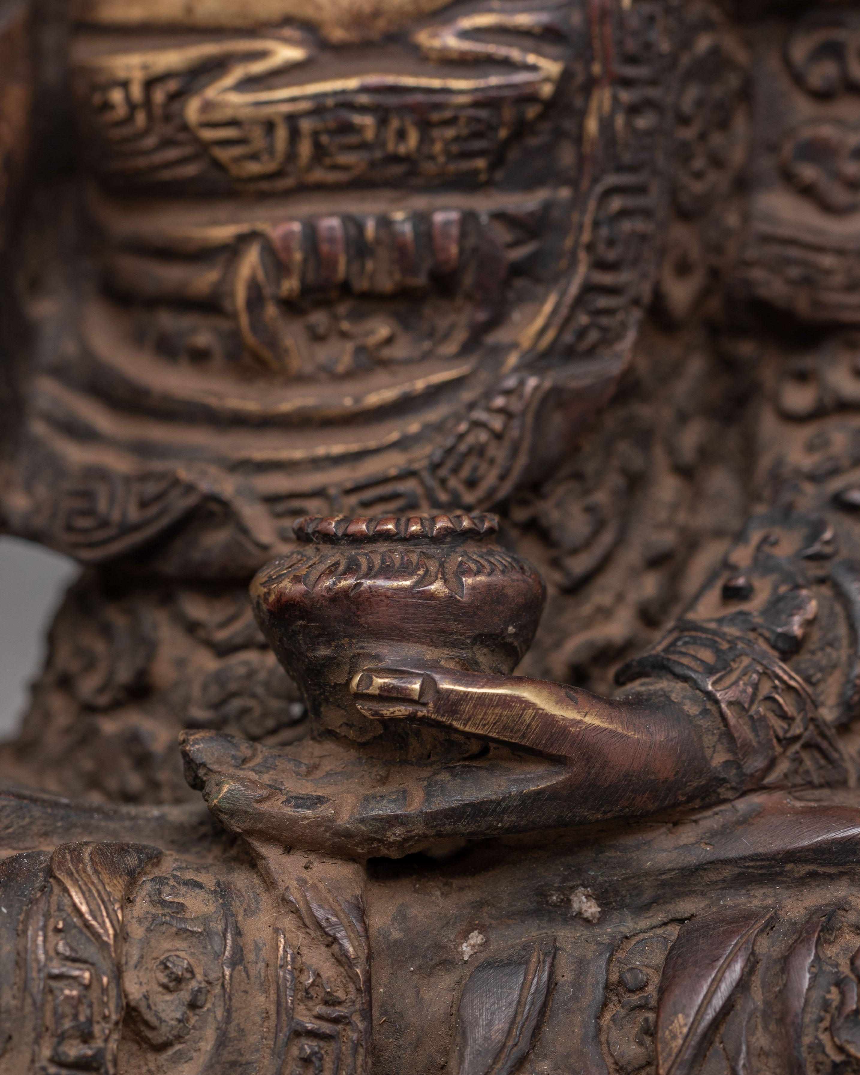 Sacred Shakyamuni Buddha Deity Statue | Handcrafted Buddha Figurine