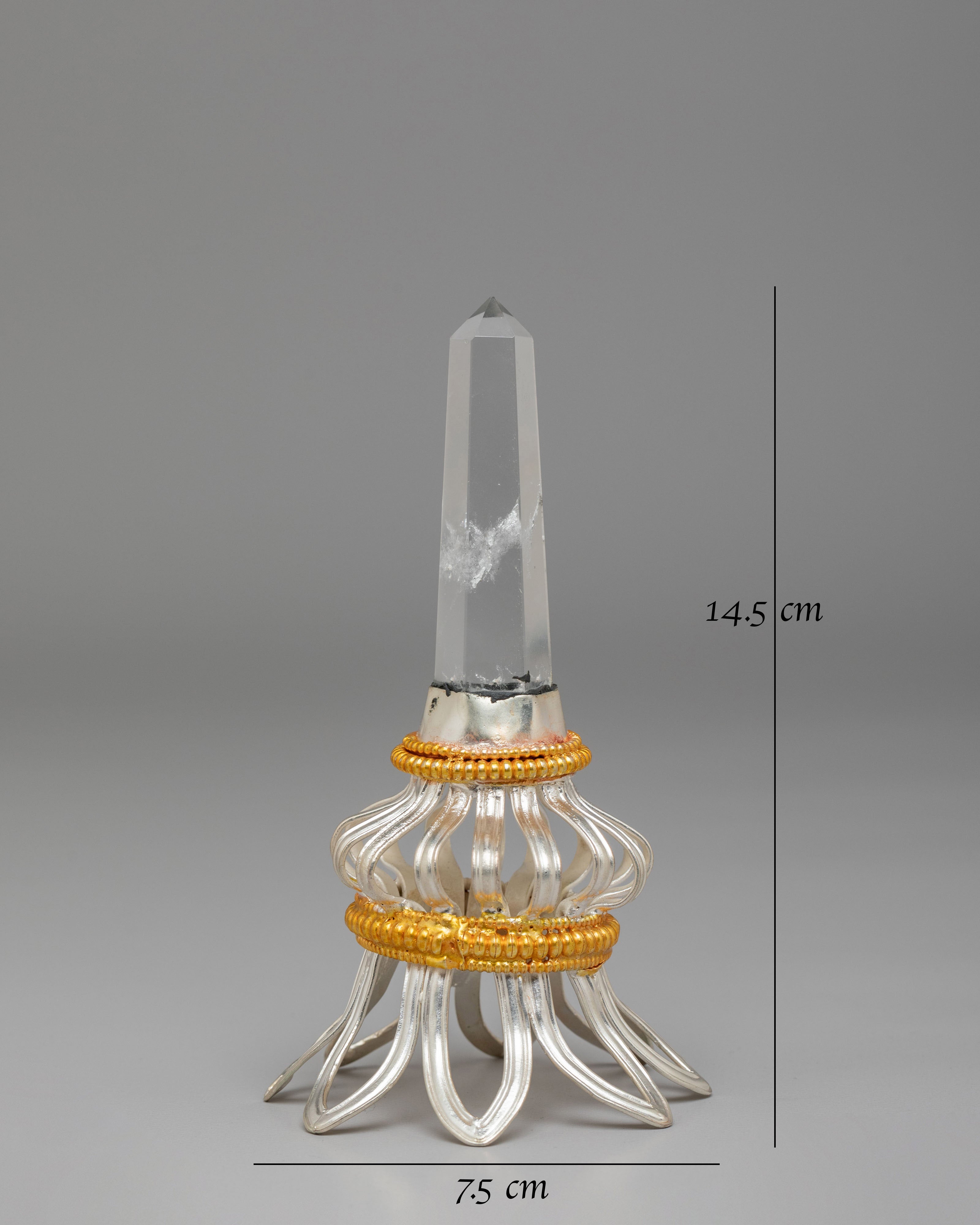 Handmade Crystal With Stand | Perfect for Meditation