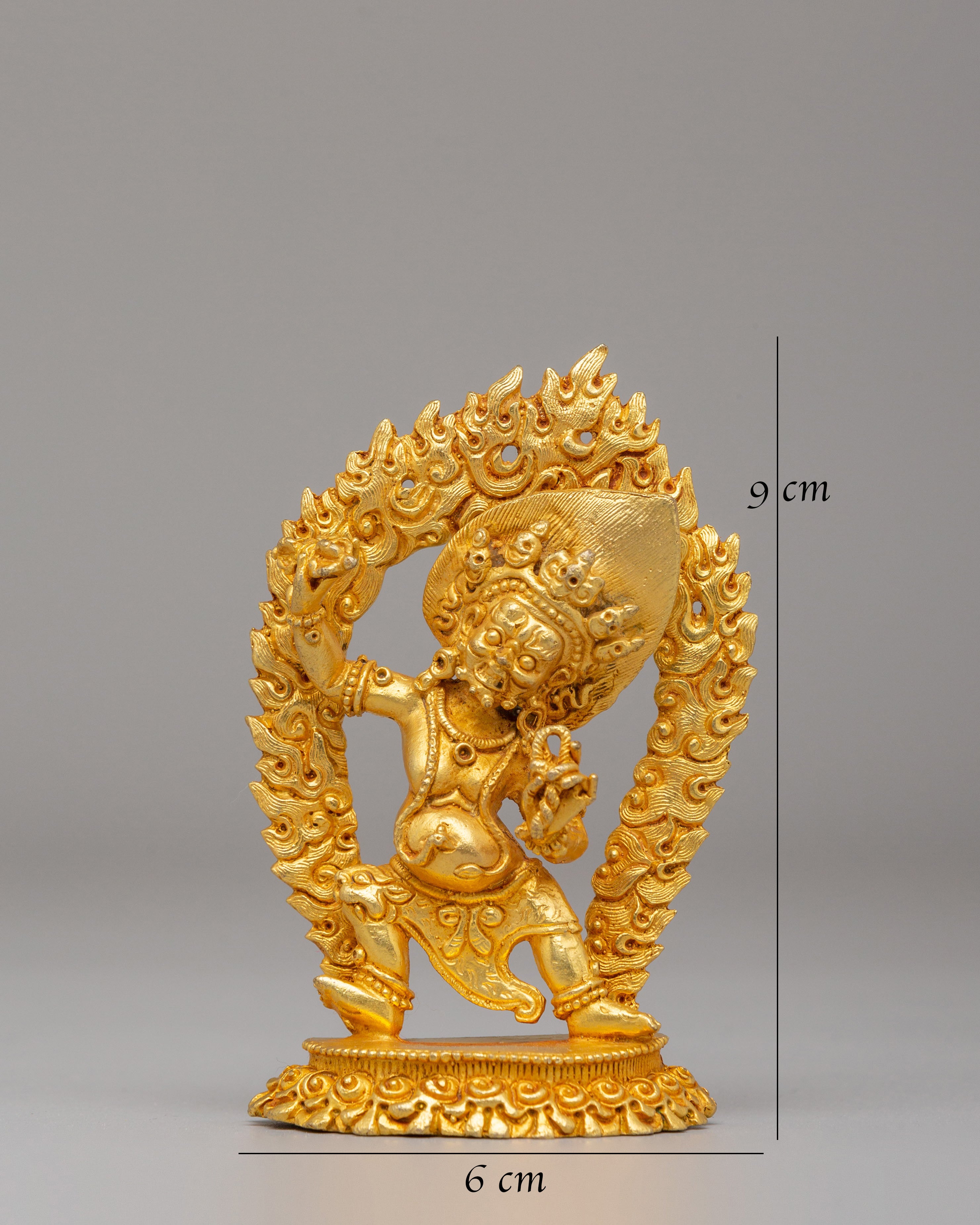 Traditional Vajrapani Altar Statue | Buddhist Protector Deity
