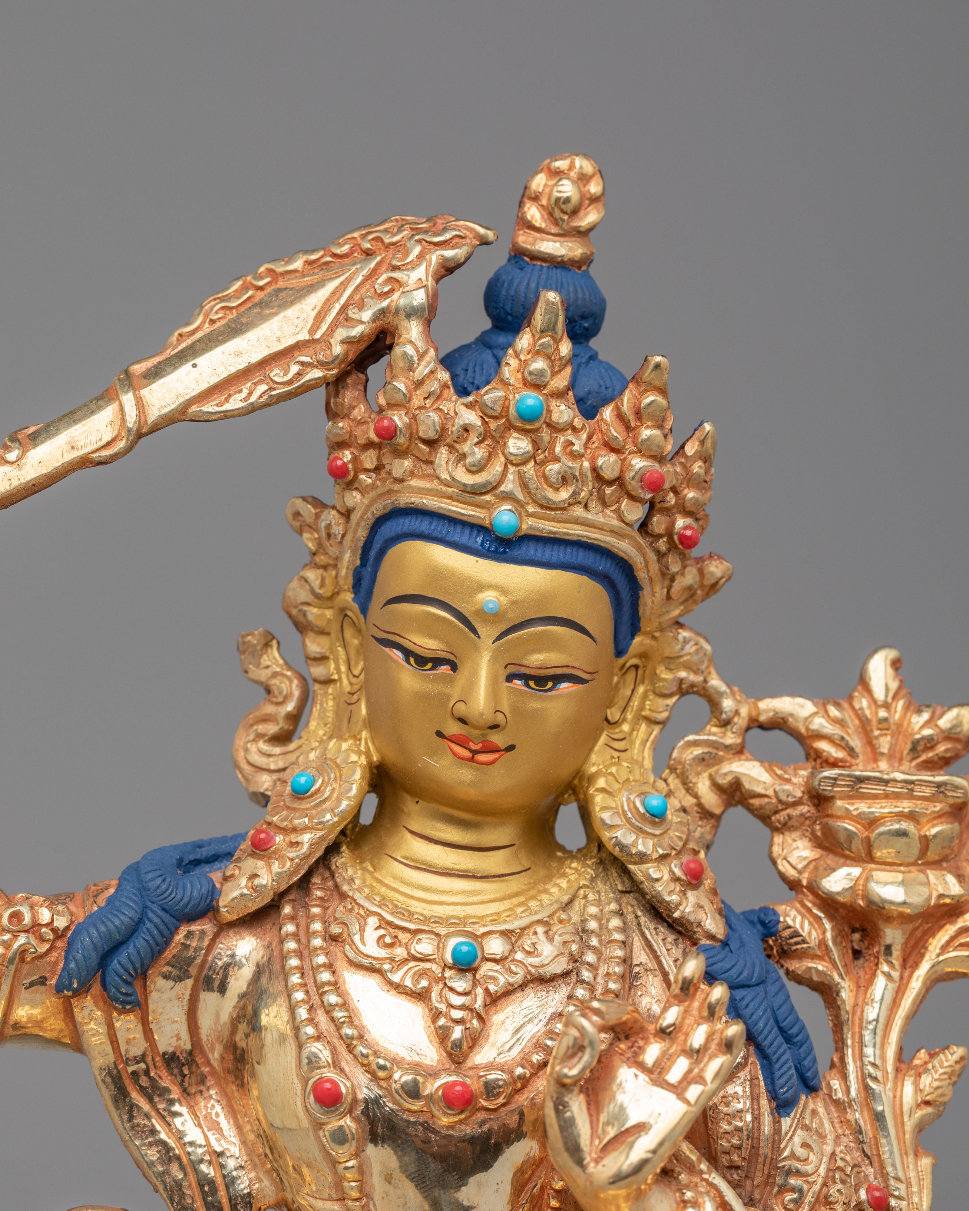 Vajrayana Manjushri Bodhisattva Statue | Symbol of Wisdom