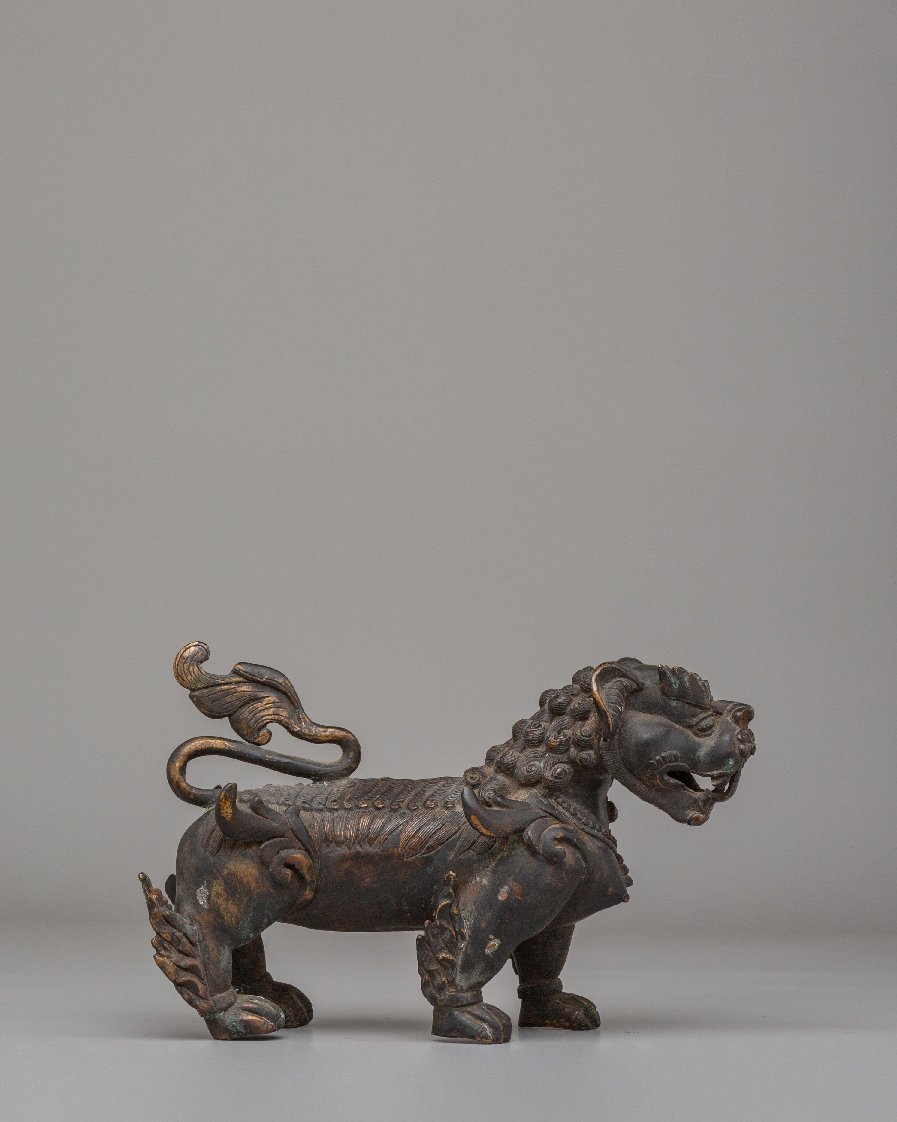 Buddhist Guardian Lion Pair | Symbol of Strength & Protection