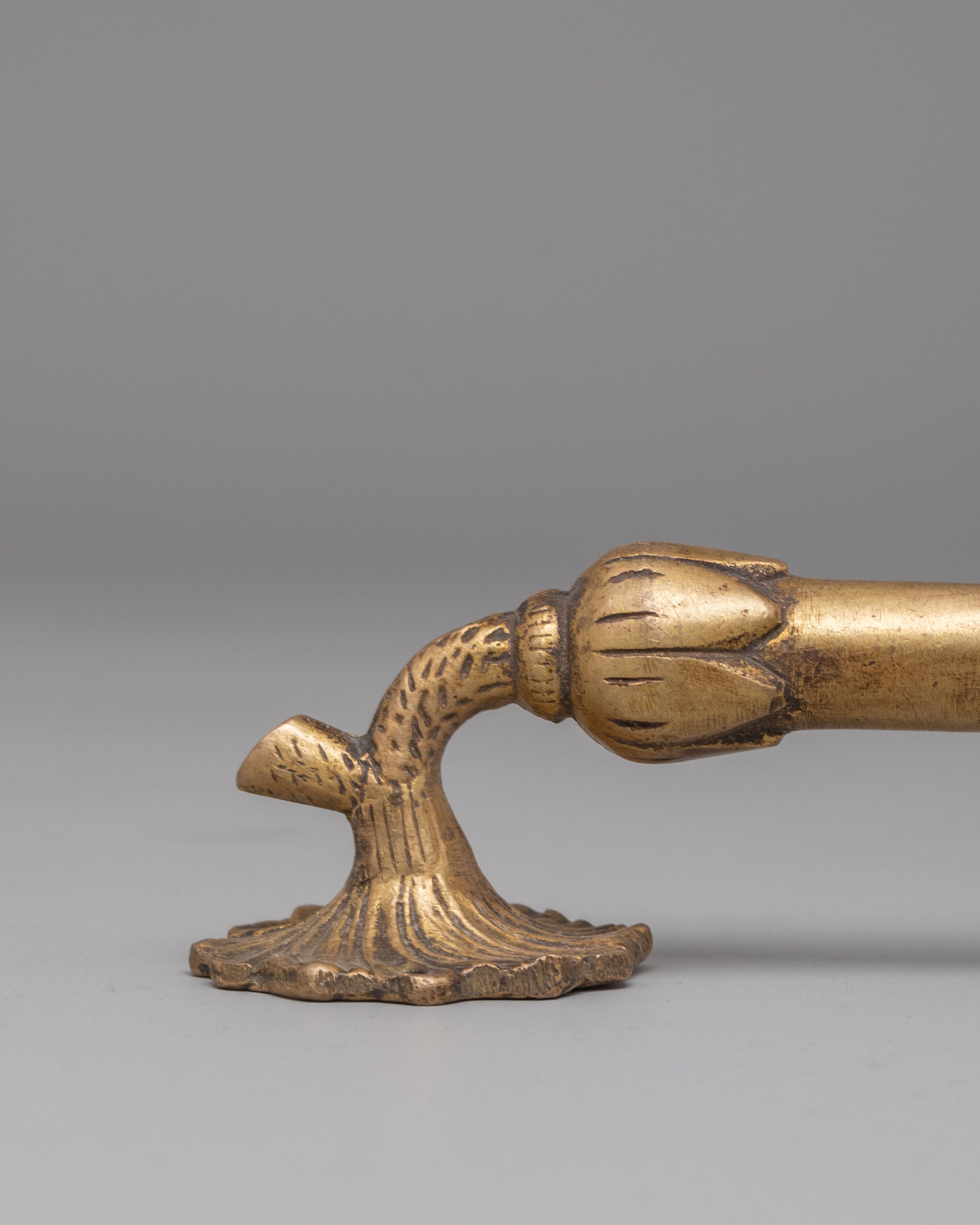 Handcrafted Brass Door Handle Set | Traditional Decorative Door Pulls
