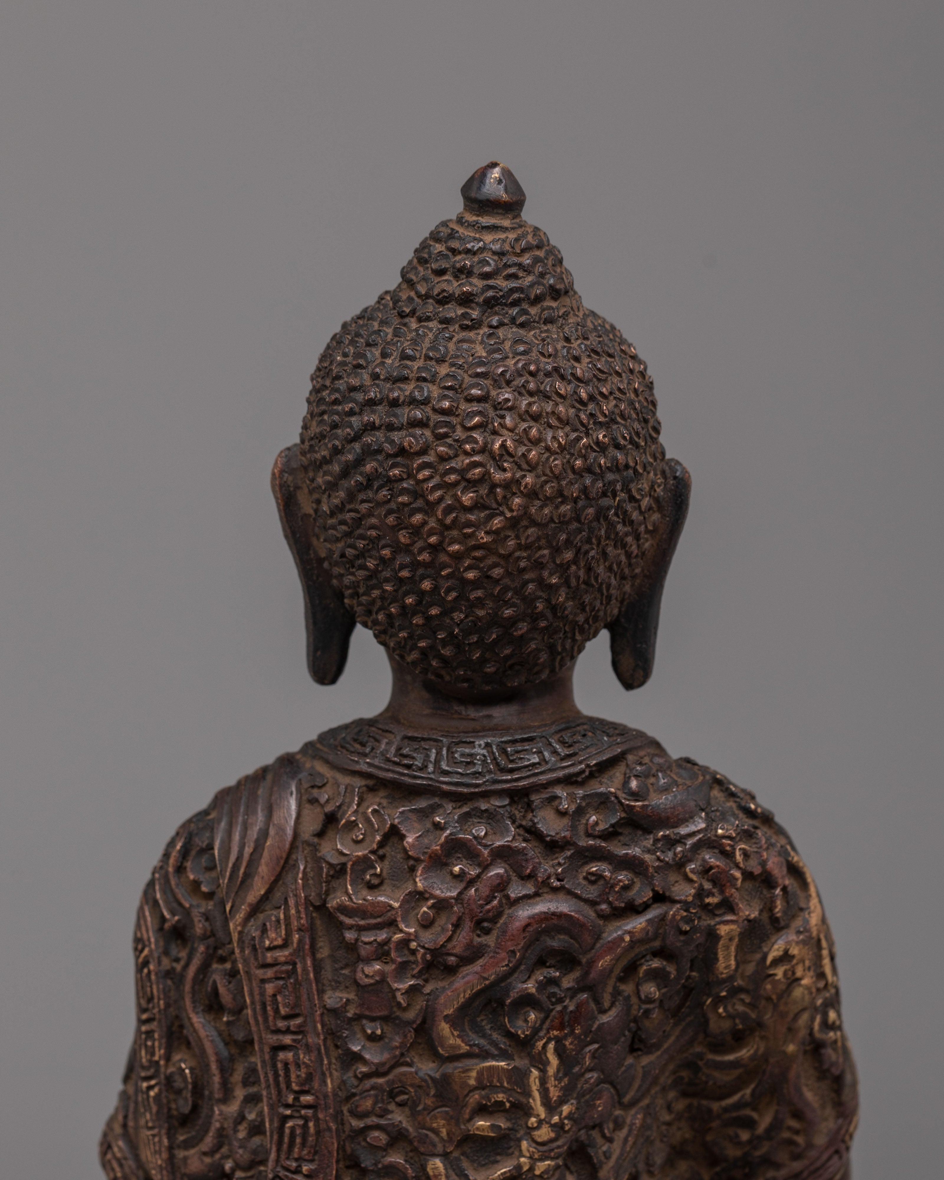 Sacred Shakyamuni Buddha Deity Statue | Handcrafted Buddha Figurine