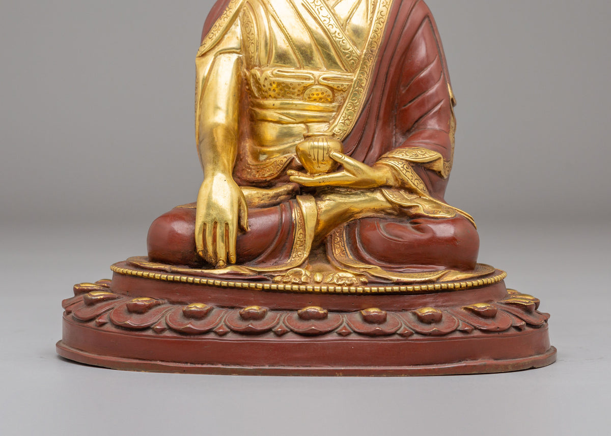 Handmade Buddhist Master Statue | Tibetan Artwork