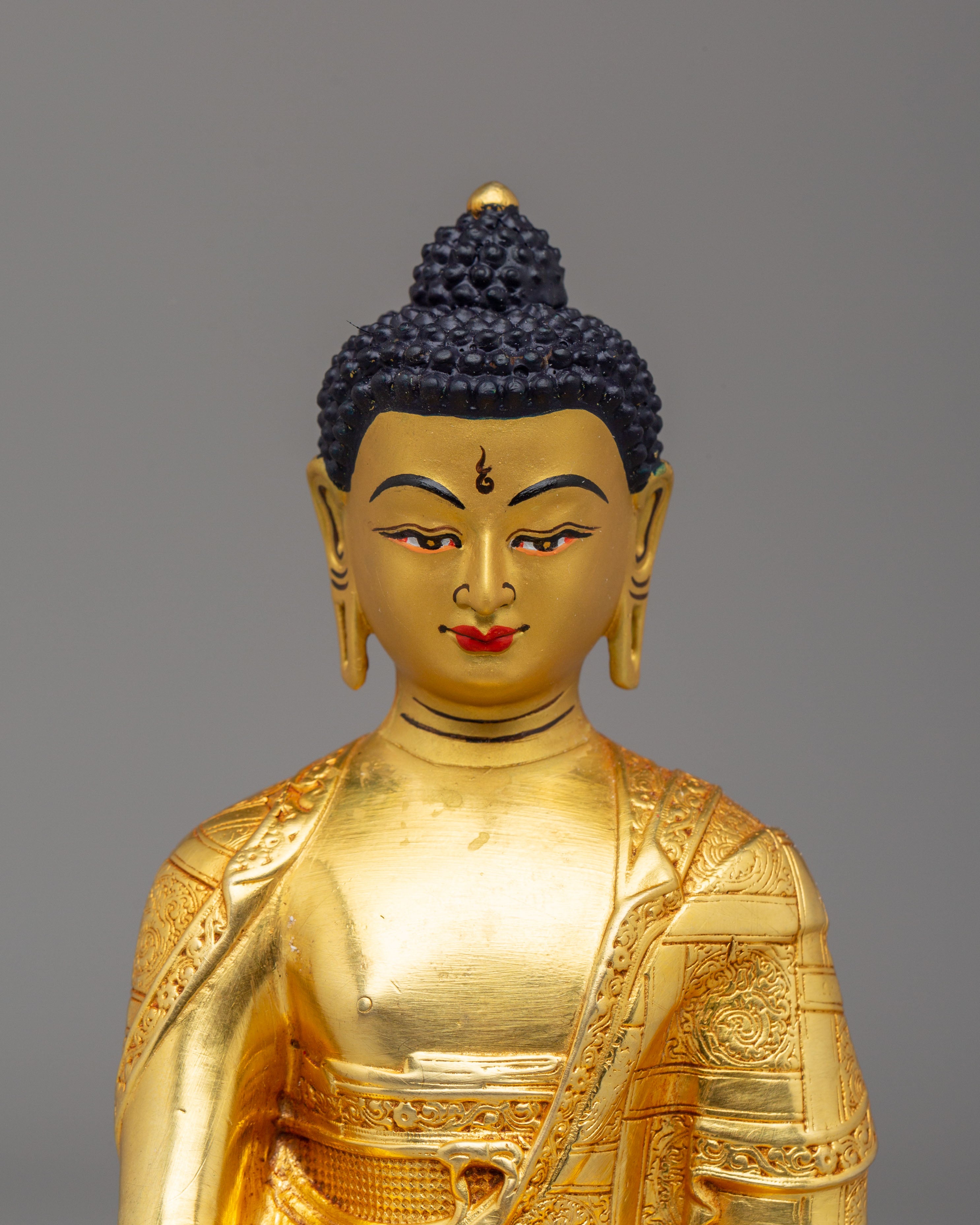 Handmade Amitabha Buddha Buddhist Statue | Sacred Artwork for Meditation