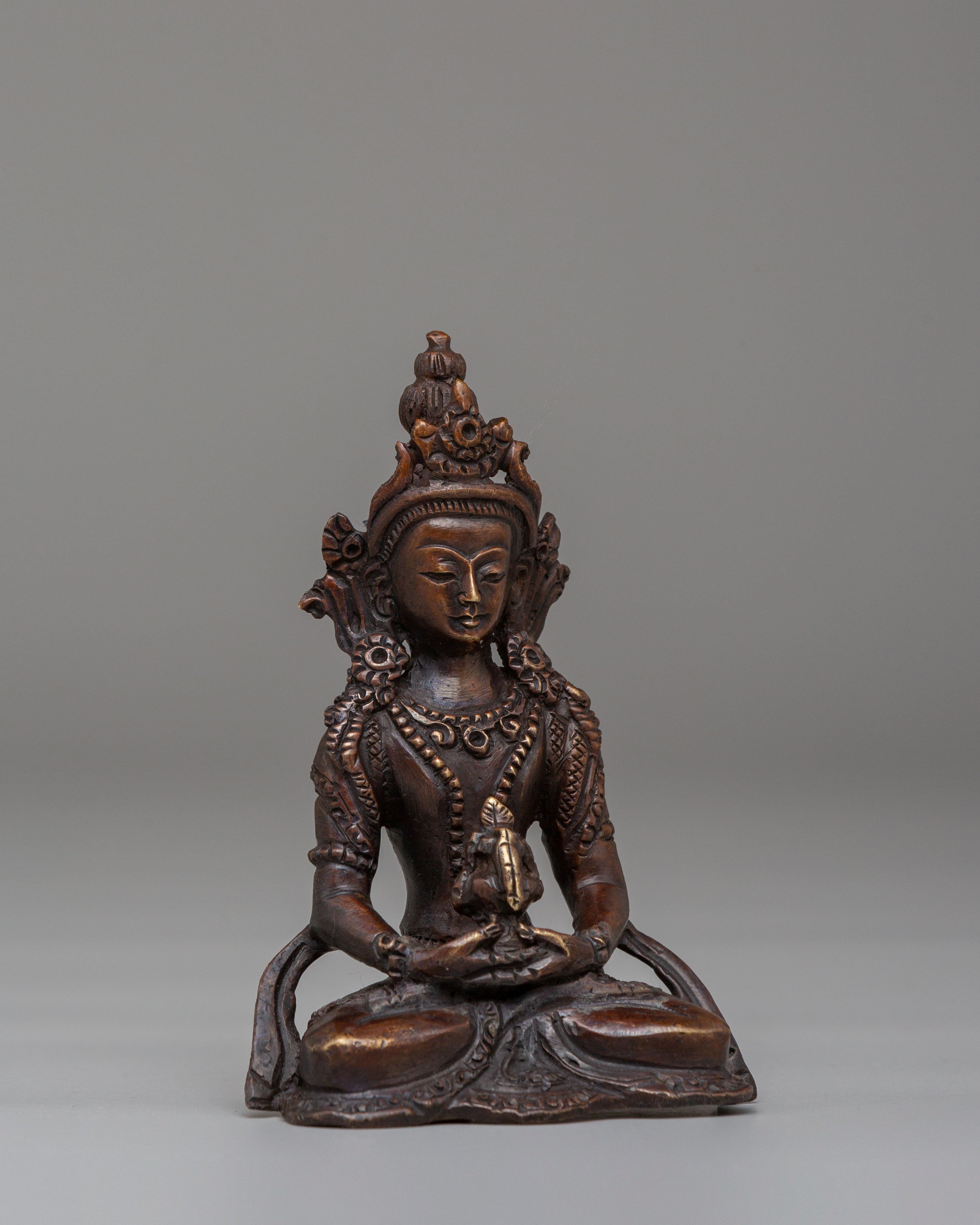 Sacred Tibetan Amitayus Buddha Statue | Symbol of Longevity