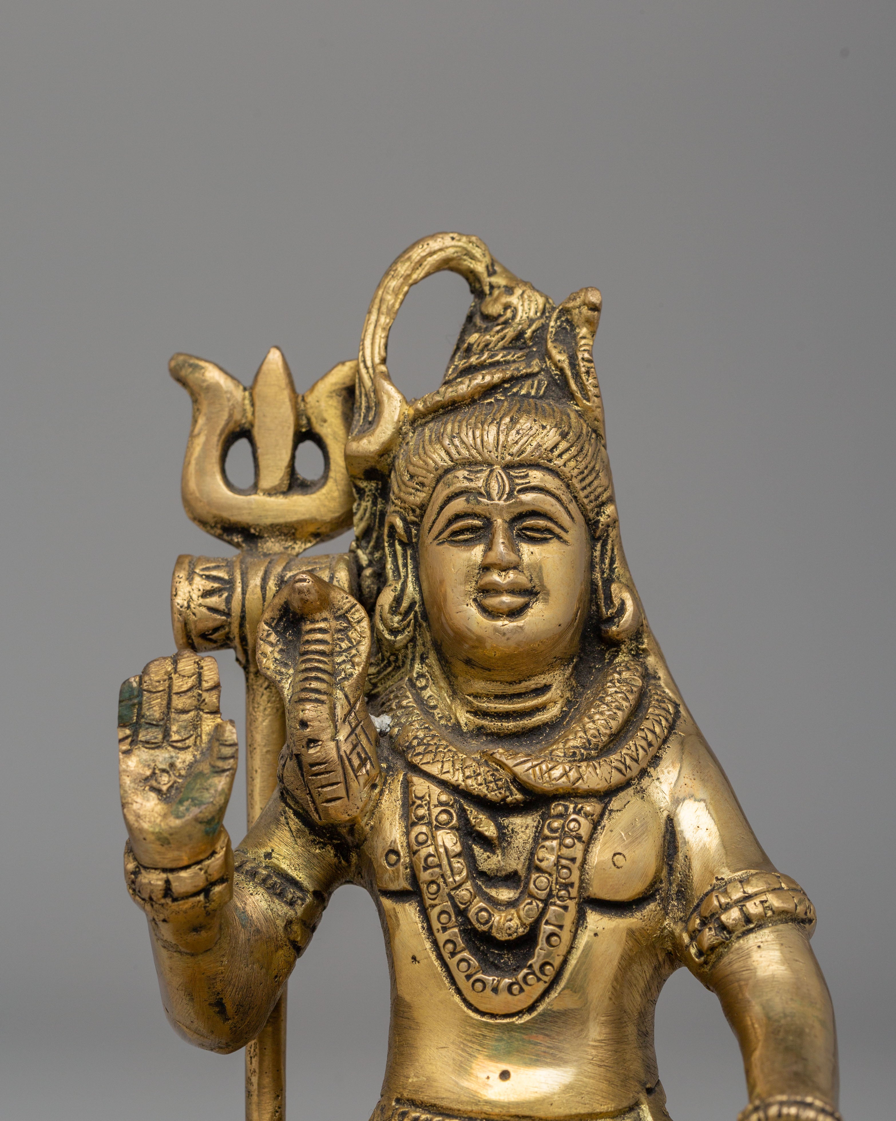 Lord Shiva Sculpture | Brass Statue for Altar