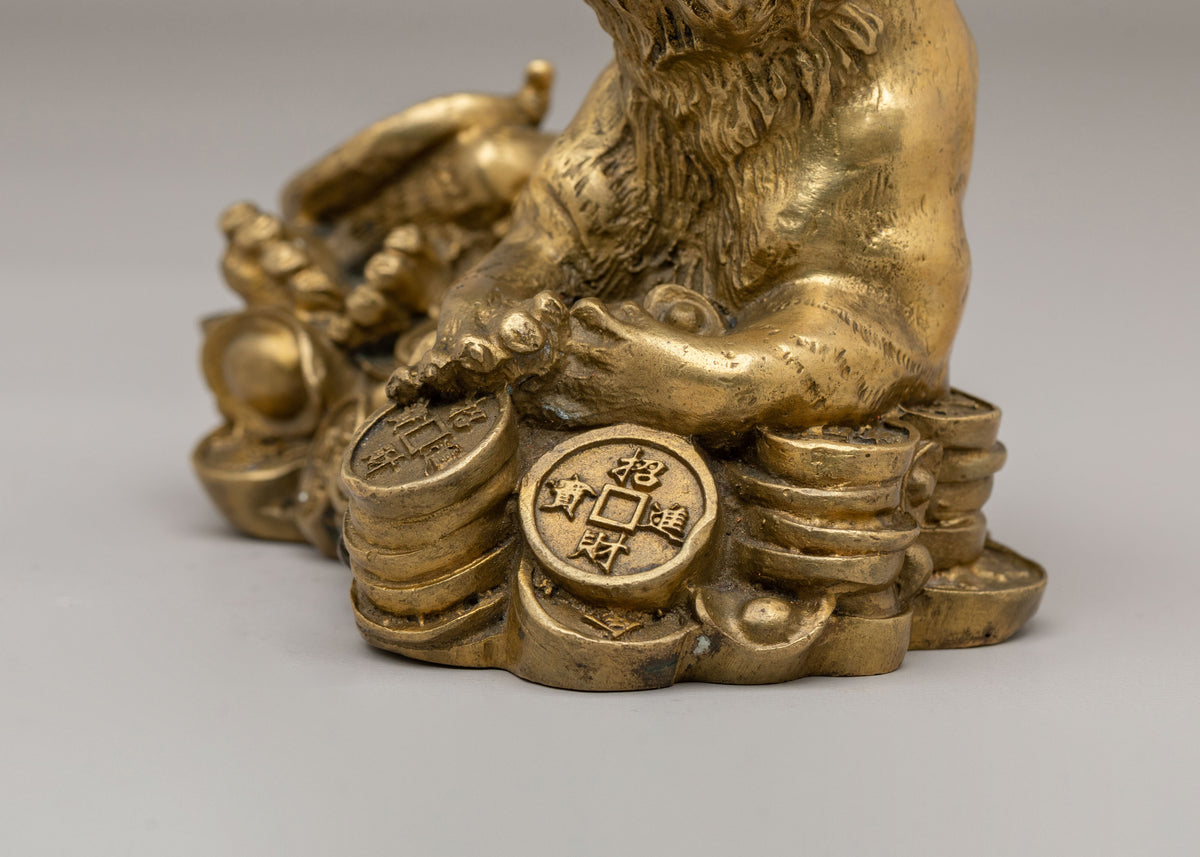 Decorative Lion Sculpture | Spiritual Home Decor