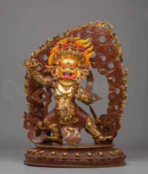 Handcrafted Statue of Vajrapani | Himalayan Art Work