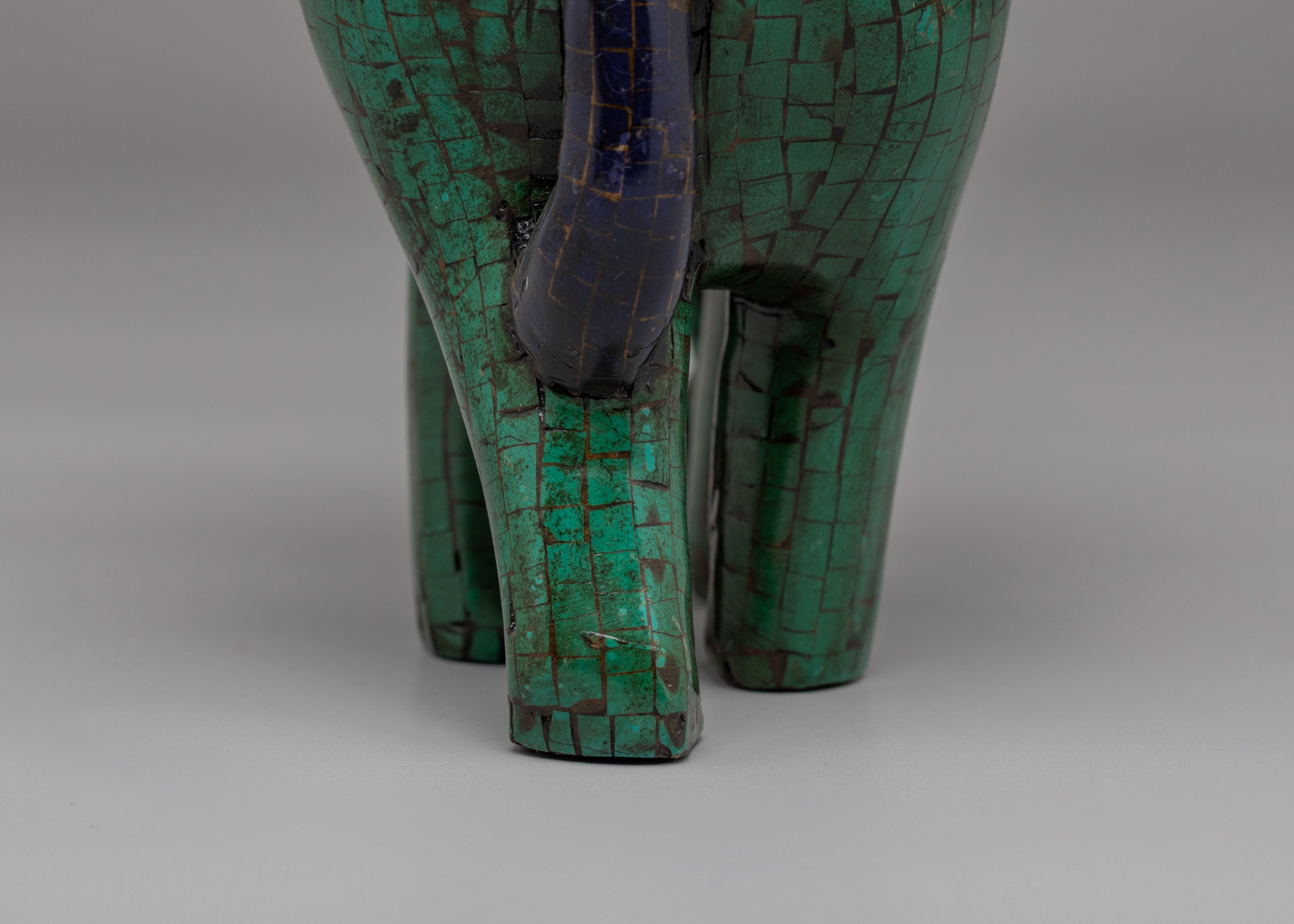 Tibetan Elephant for Decor | Sacred Art Piece for Meditation