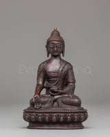 Oxidized Handcrafted Ratnasambhava Statue