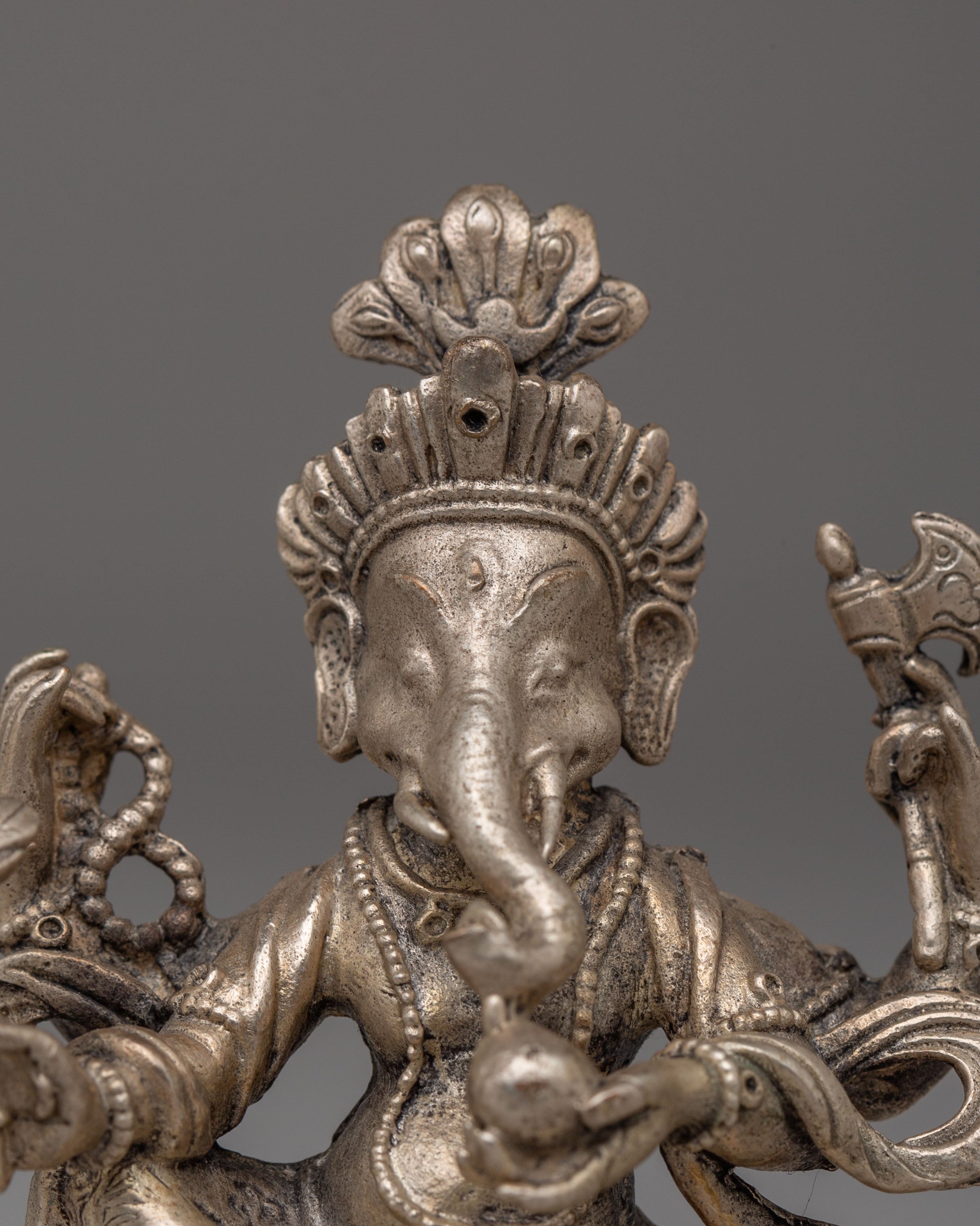 Handcrafted Sacred Ganesha Statue | Hindu God of Wisdom