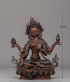 Scared Laxmi Handcrafted Statue | Hindu Deity Figurine