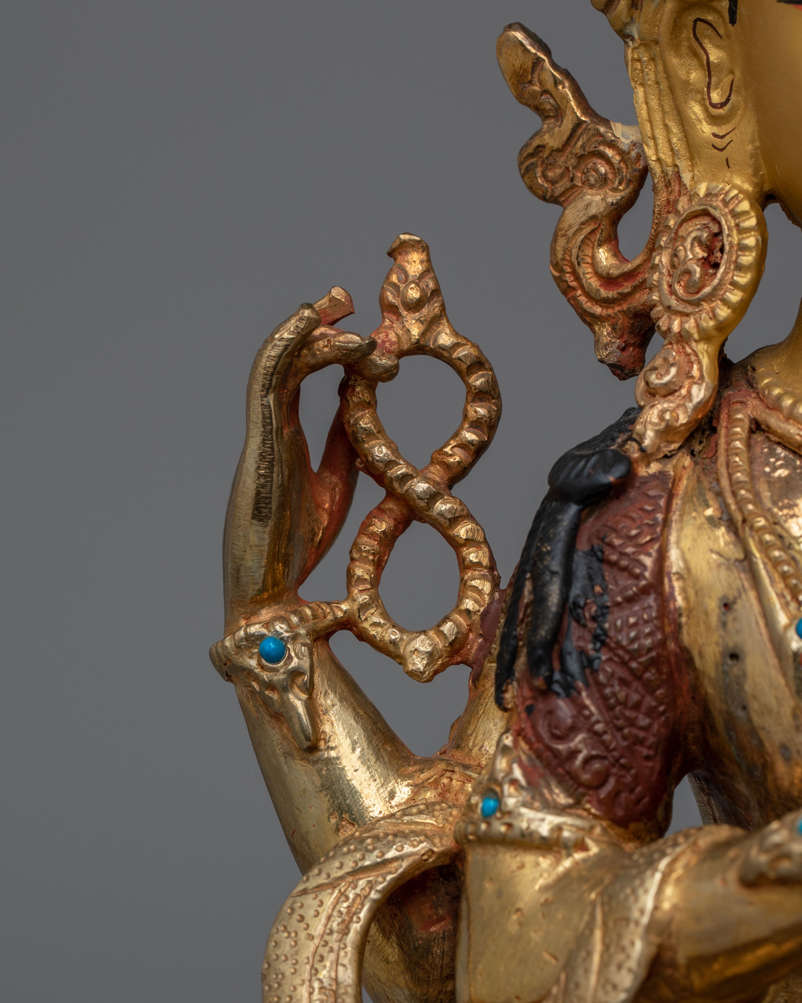 Ceremonial Chenrezig Shrine Statue | Tibetan Buddhist Altar Decor