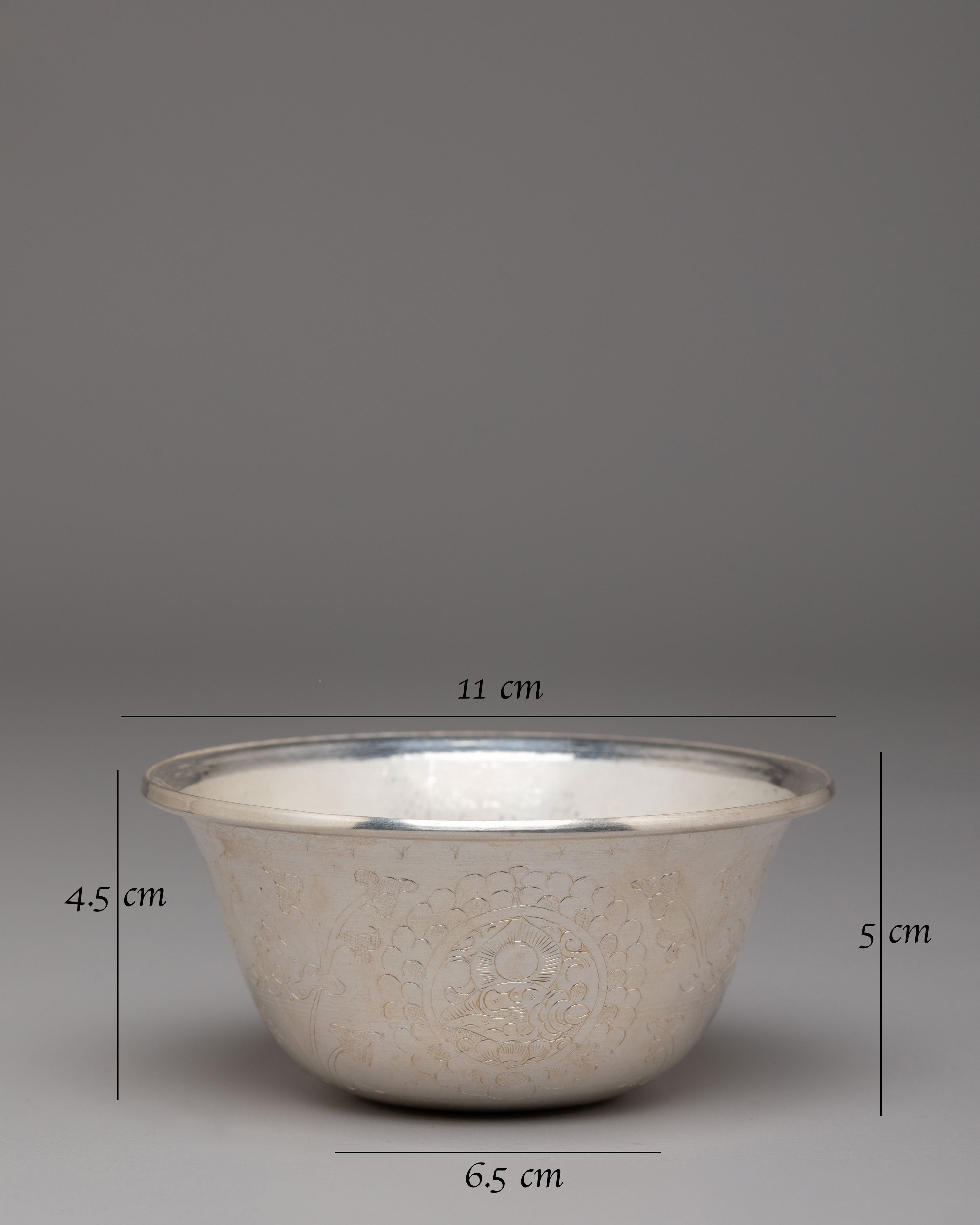 Sacred Buddhist Ritual Offering Bowl | Ideal for Altar Decor