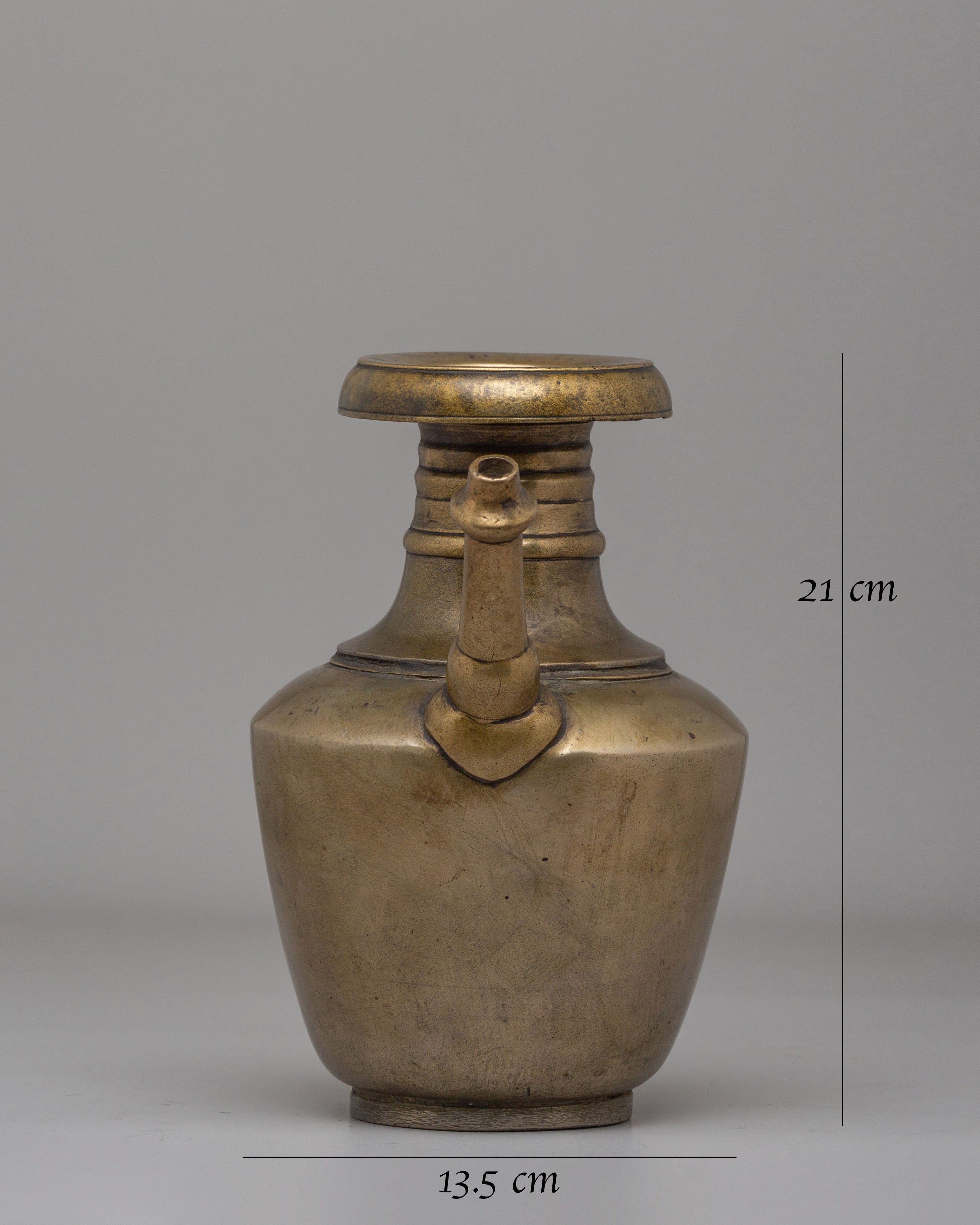 Himalayan Altar Karuwa | Traditional Ritual Water Vessel