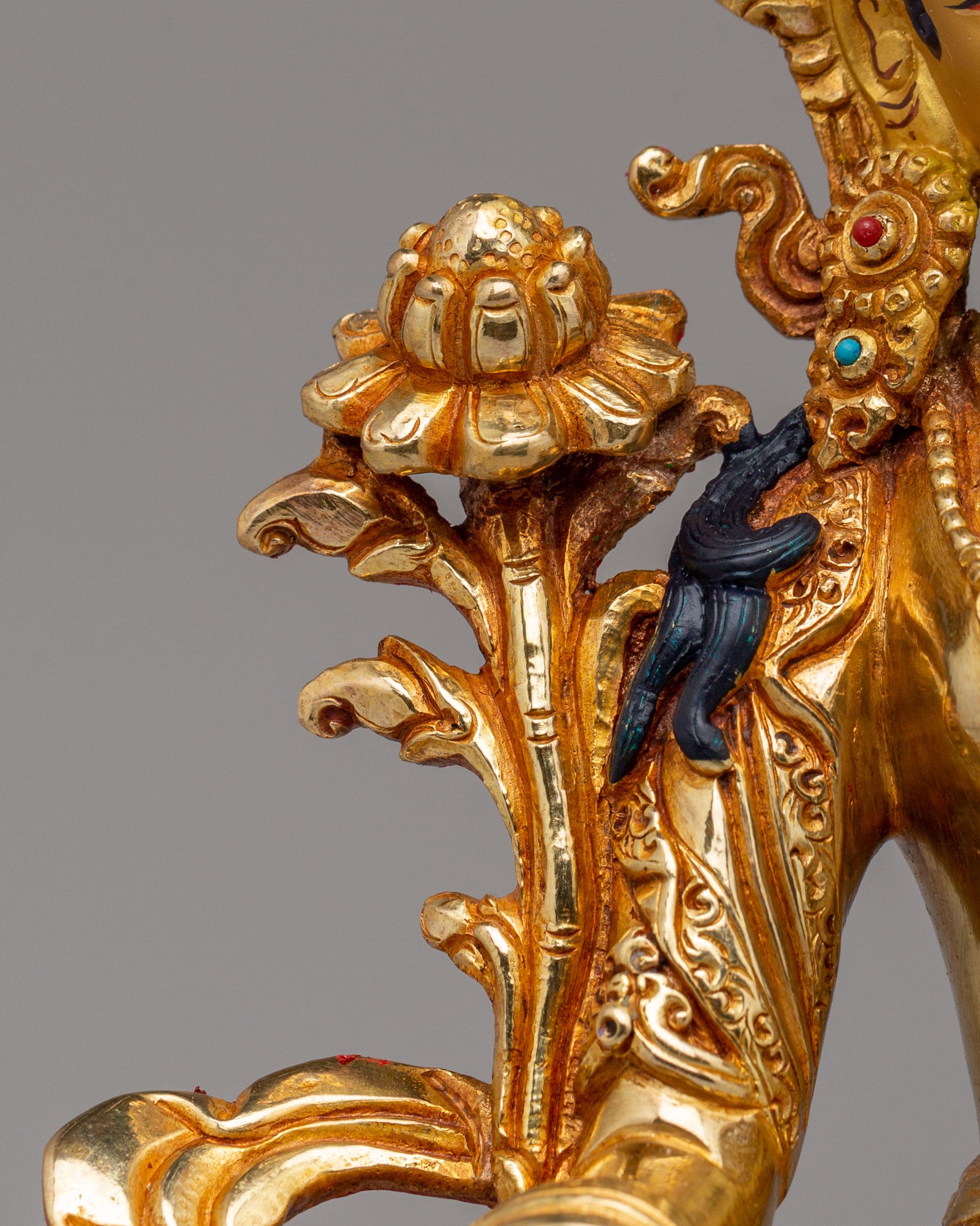 Traditional White Tara Statue | Handmade Tibetan Artwork