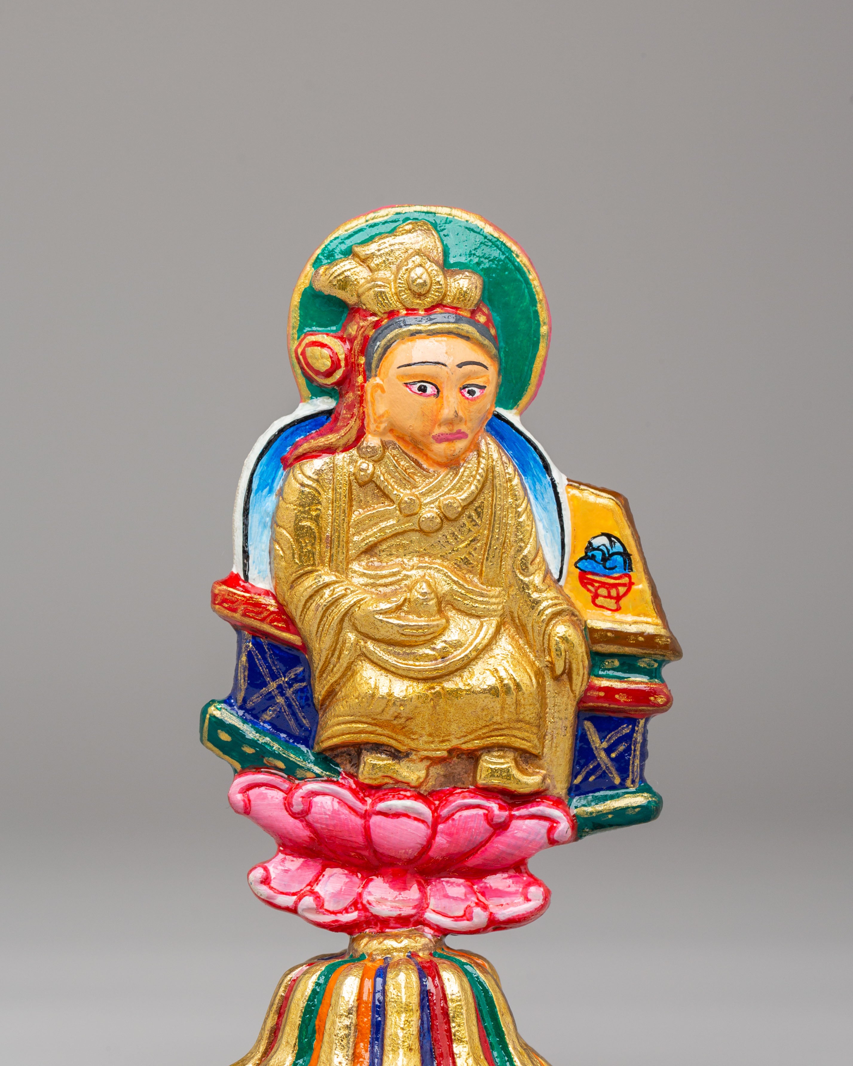 Tibetan Chakravartin Possessions Sculpture | Sacred Spiritual Decor
