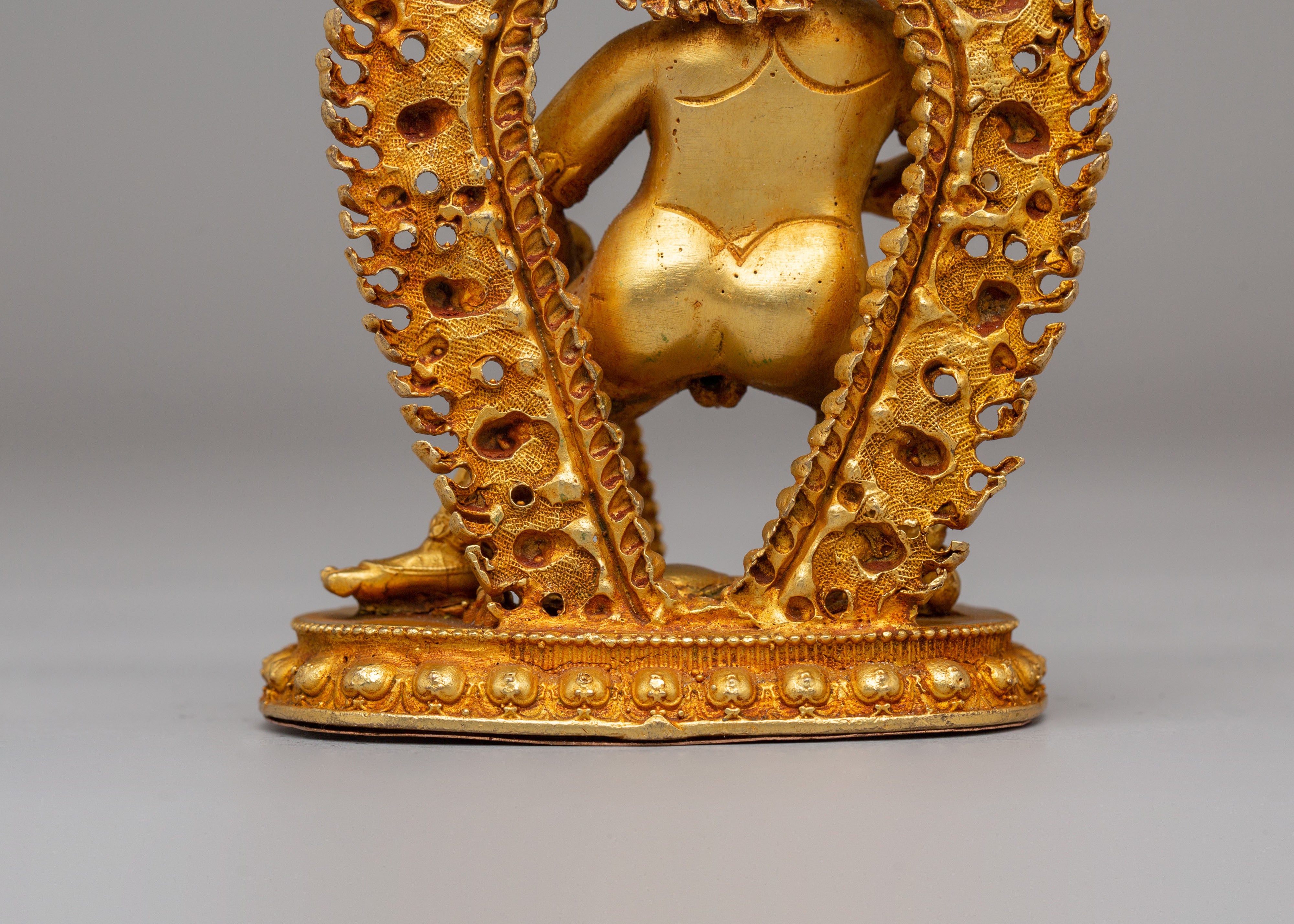 Black Dzambhala Protector Deity Statue | Tibetan Wealth Deity