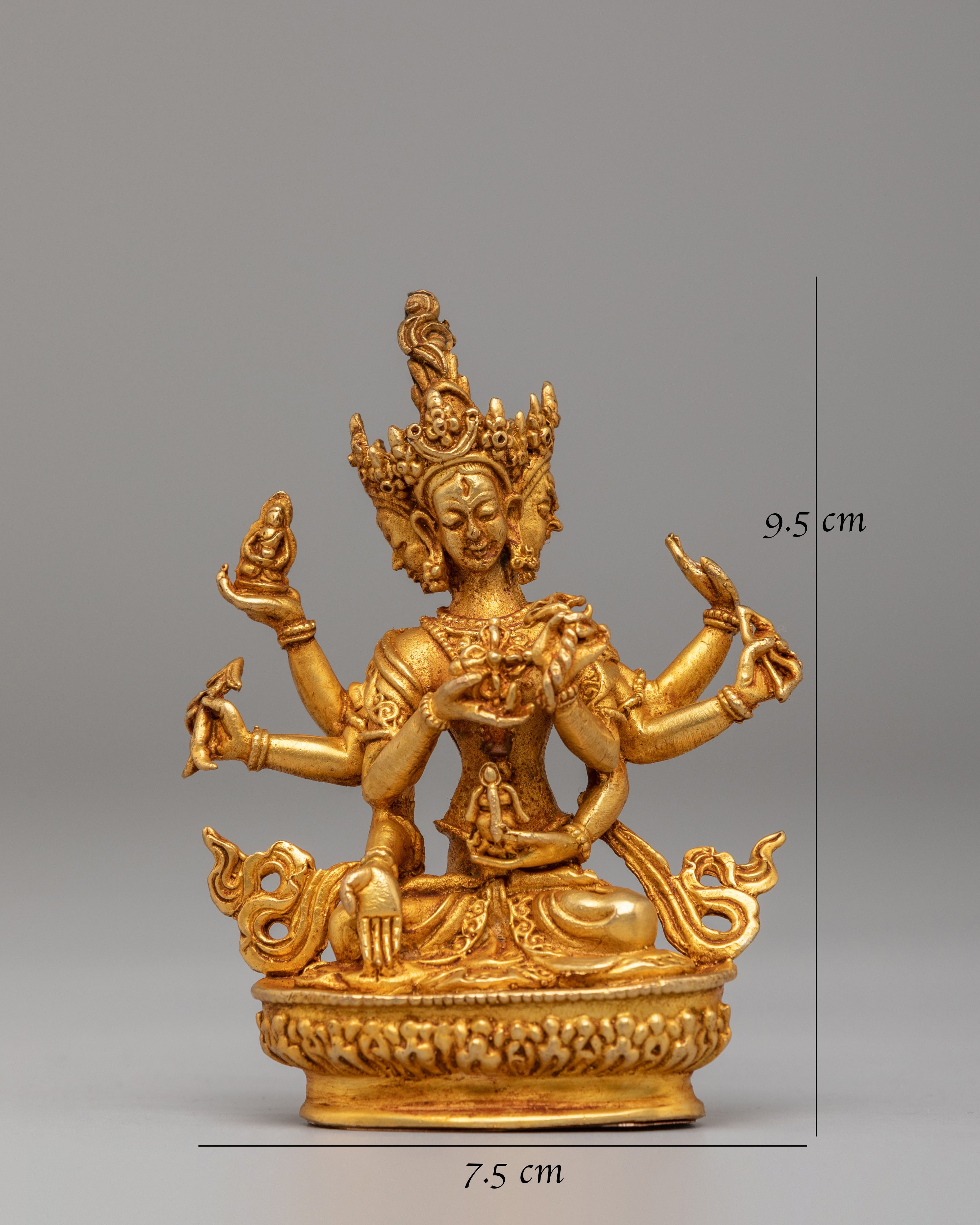 Buddhist Protective Goddess Namgyalma Statue | Buddhist Deity Figurine