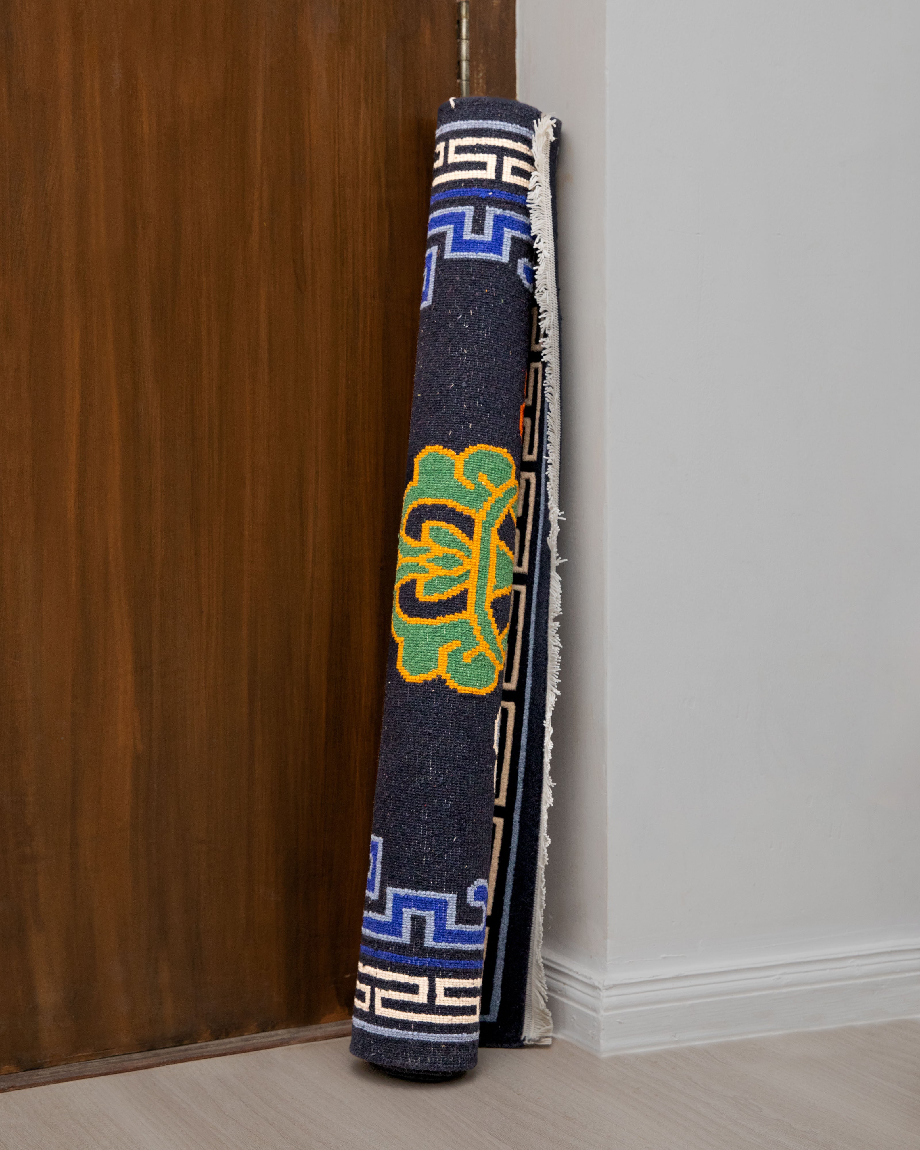 Handmade Tibetan Wool Rug |  Buddhist Art