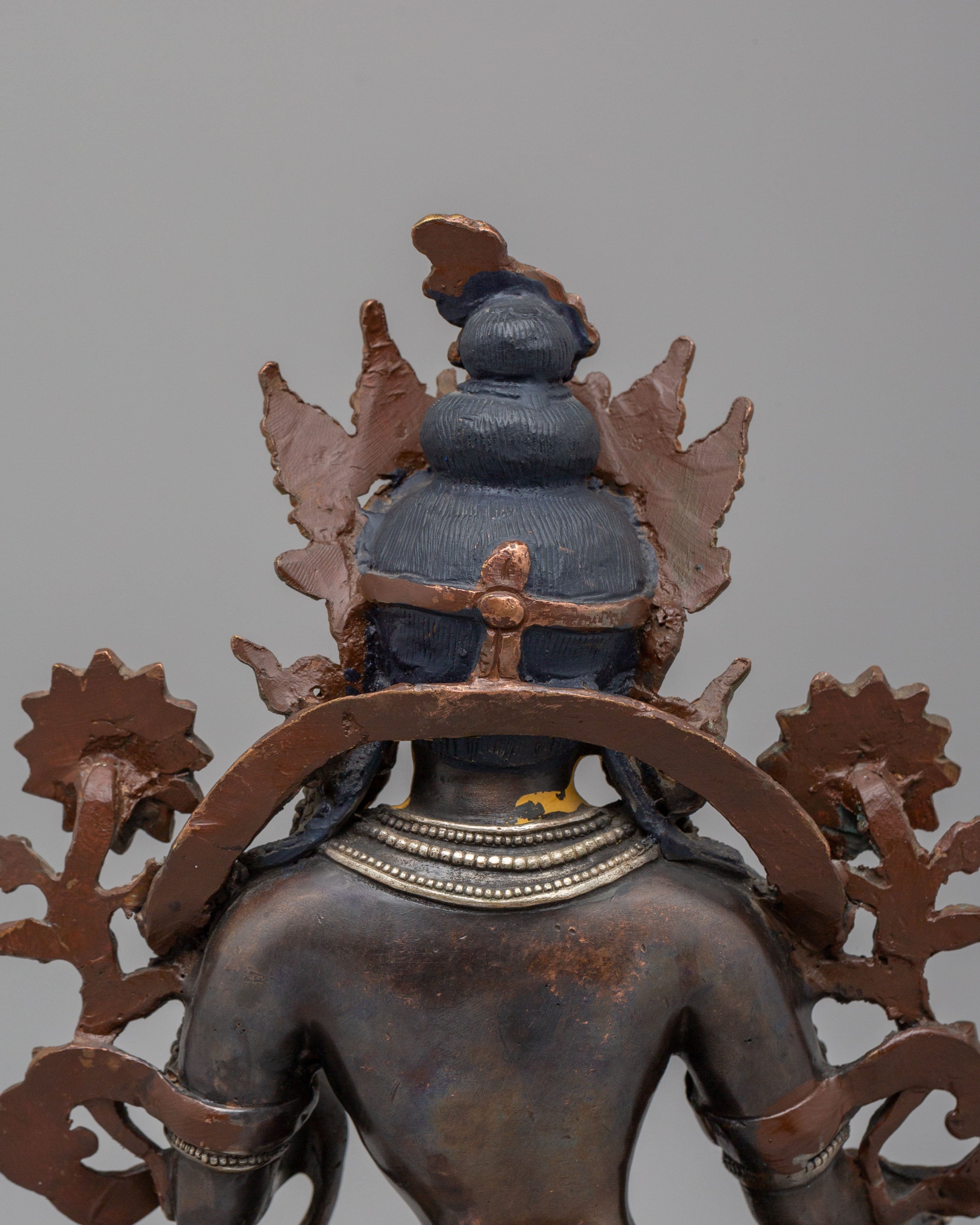 Handmade Ritual Green Tara Statue | Tibetan Meditation Altar Decor