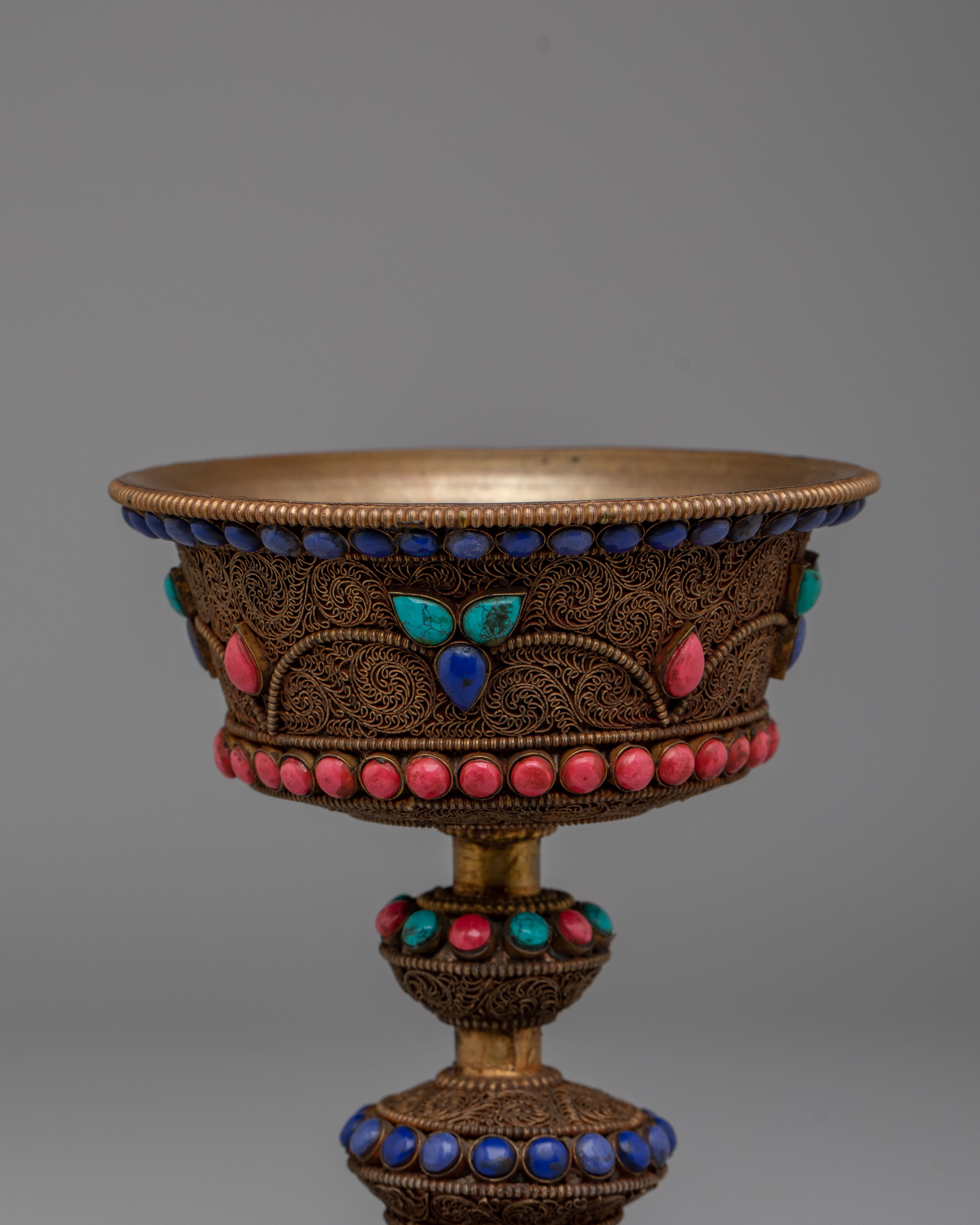 Buddhist Butter Lamp For Offering | Traditional Tibetan Ritual Lamp