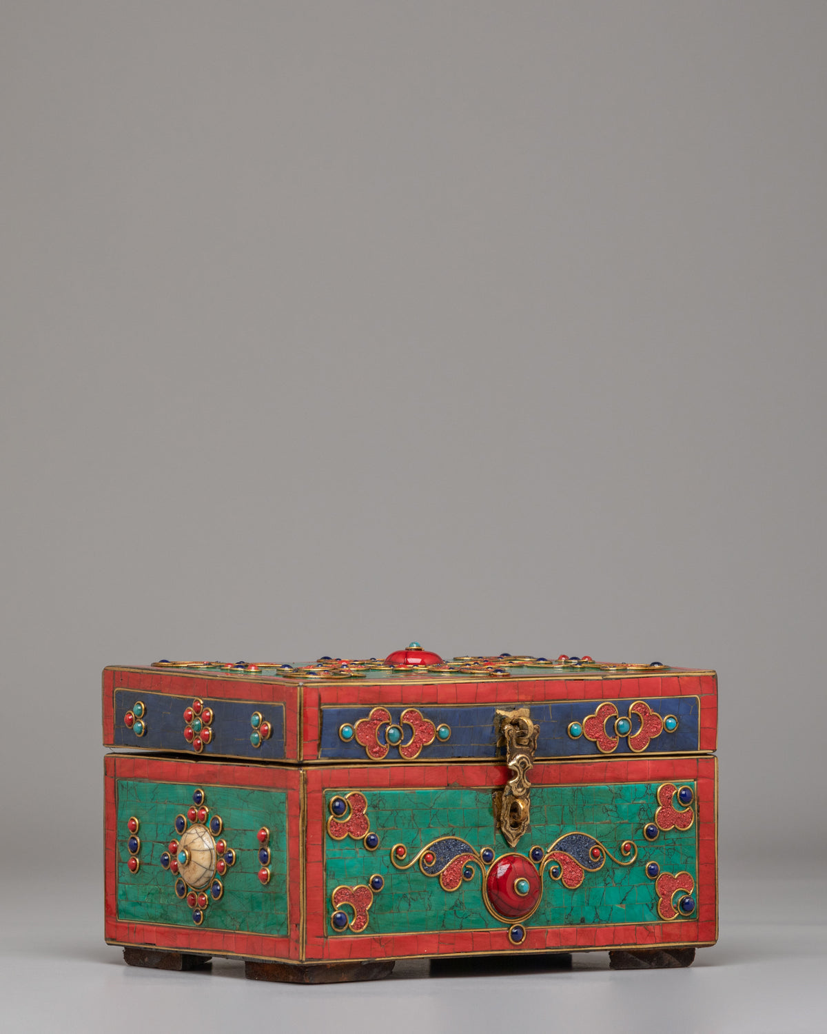 Handcrafted Ornamental Treasure Box | Spiritual Home Decor