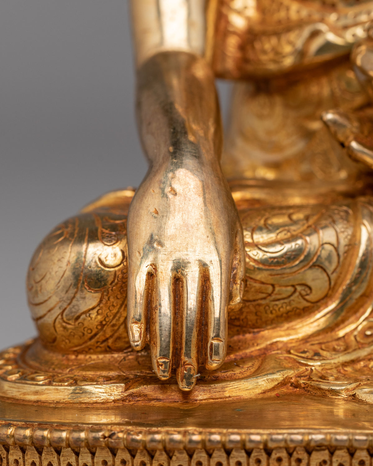 Bhumisparsha Shakyamuni Buddha Statue | Handcrafted Meditation Figurine