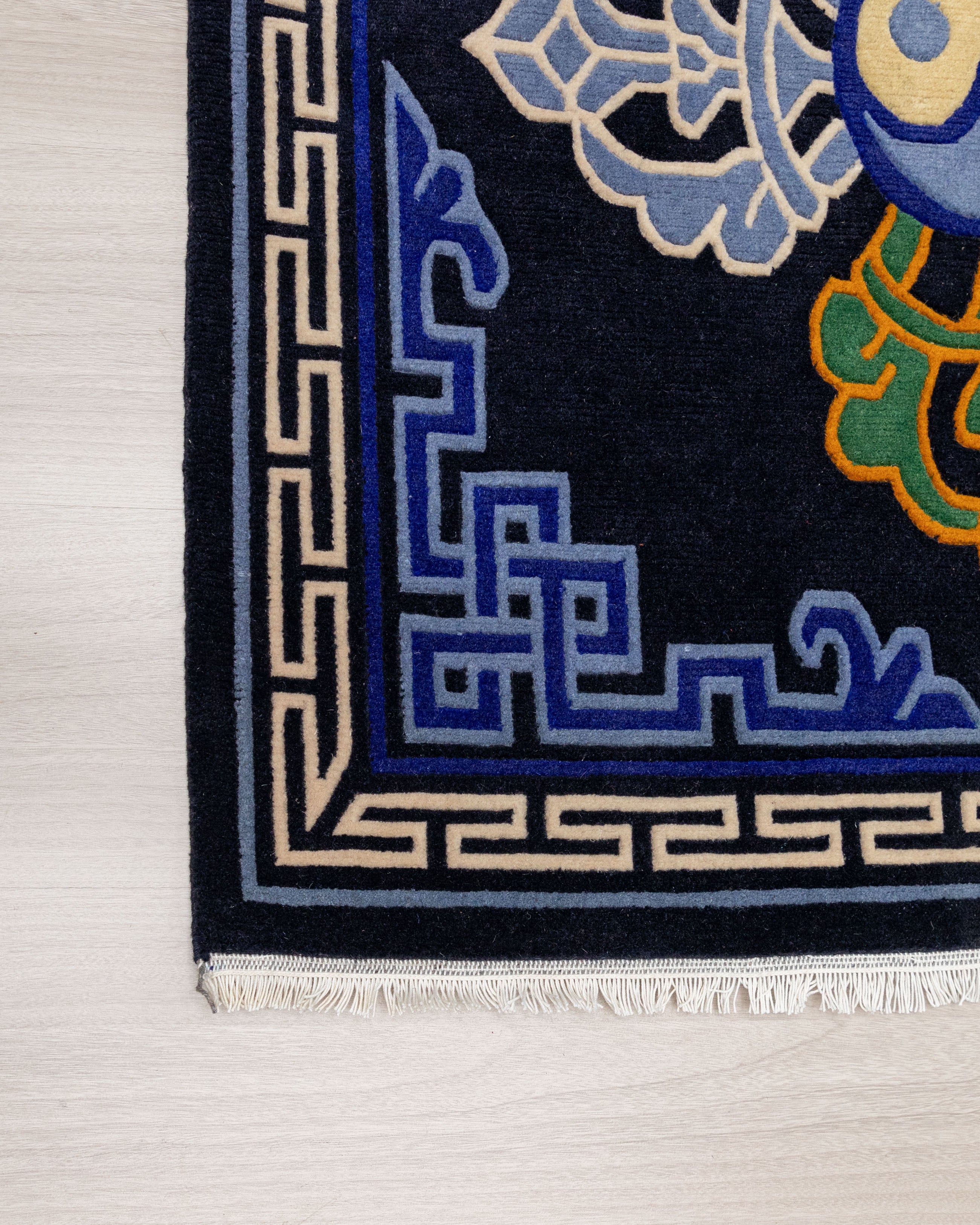 Handmade Tibetan Wool Rug |  Buddhist Art