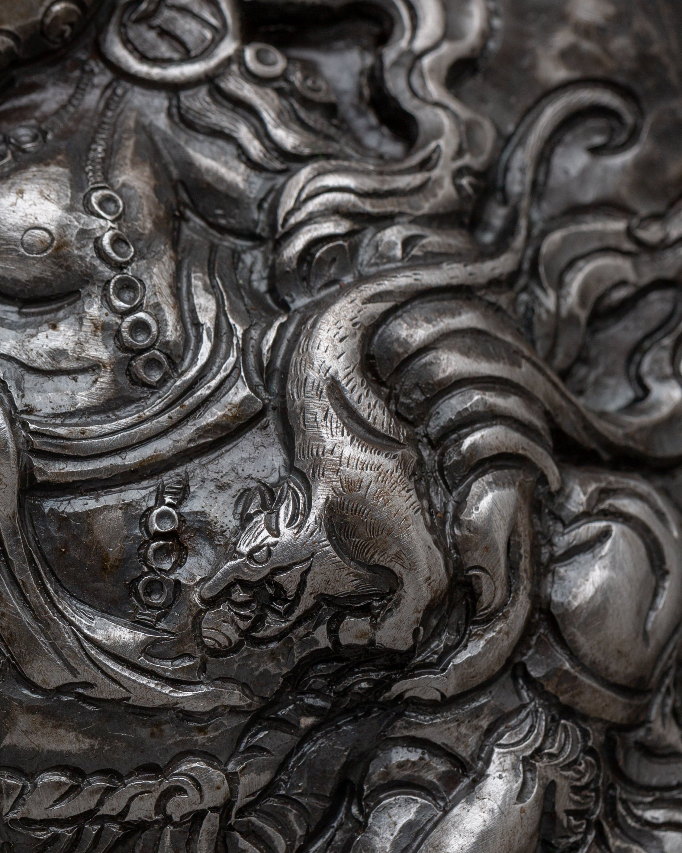 Handcrafted Namtoshe Wall Hanging | Buddhist Guardian Deity Art