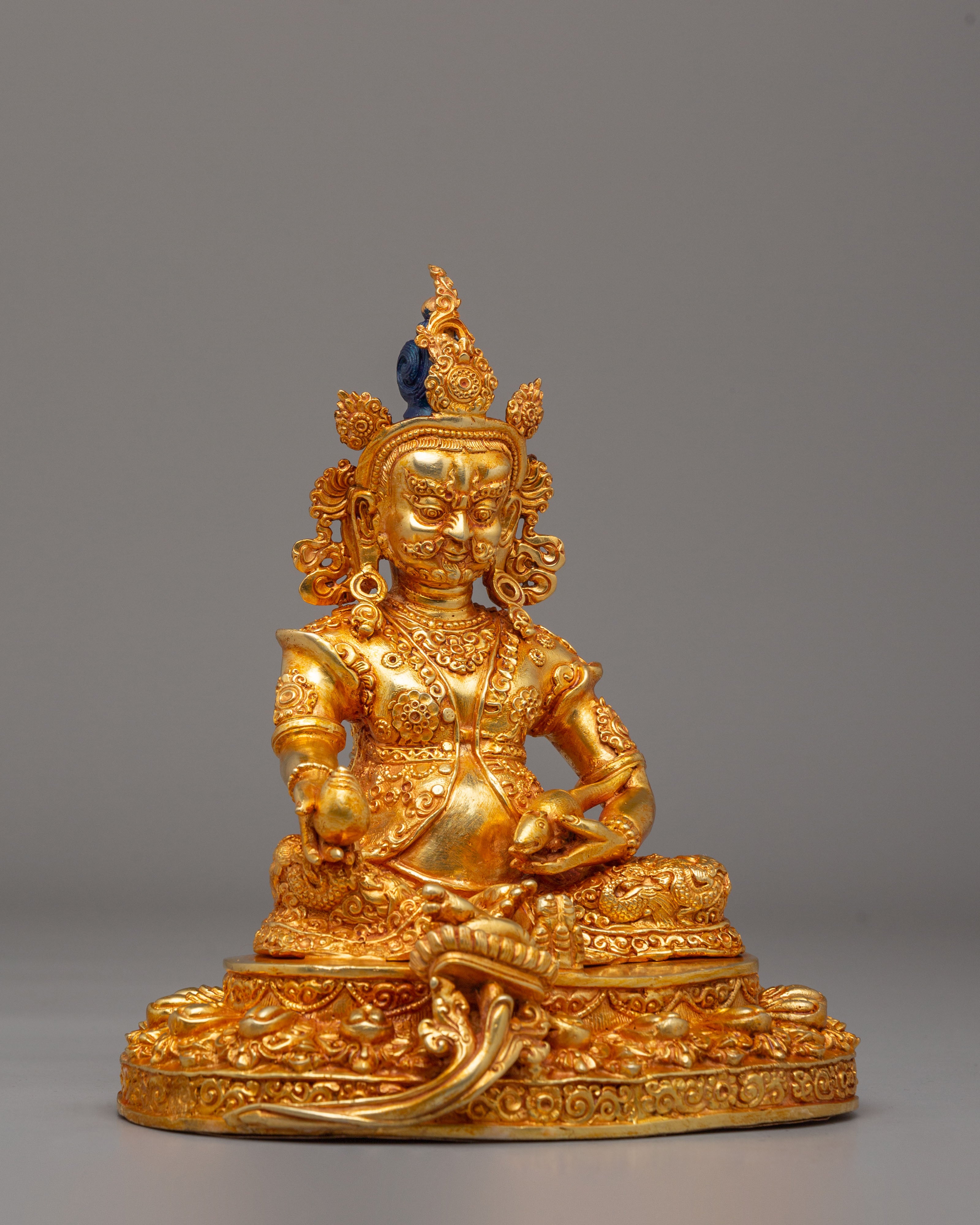 Vajrayana Dzambhala Prosperity Statue | Symbol of Wealth and Prosperity